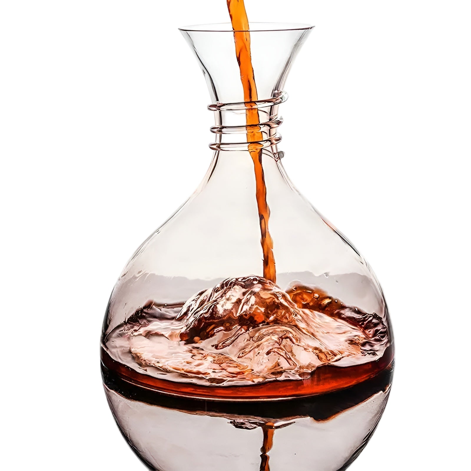 Kristallglas-Weinkaraffe  – Schnelle Belüftung & kreatives Design | Perfekt für zu Hause und die Bar