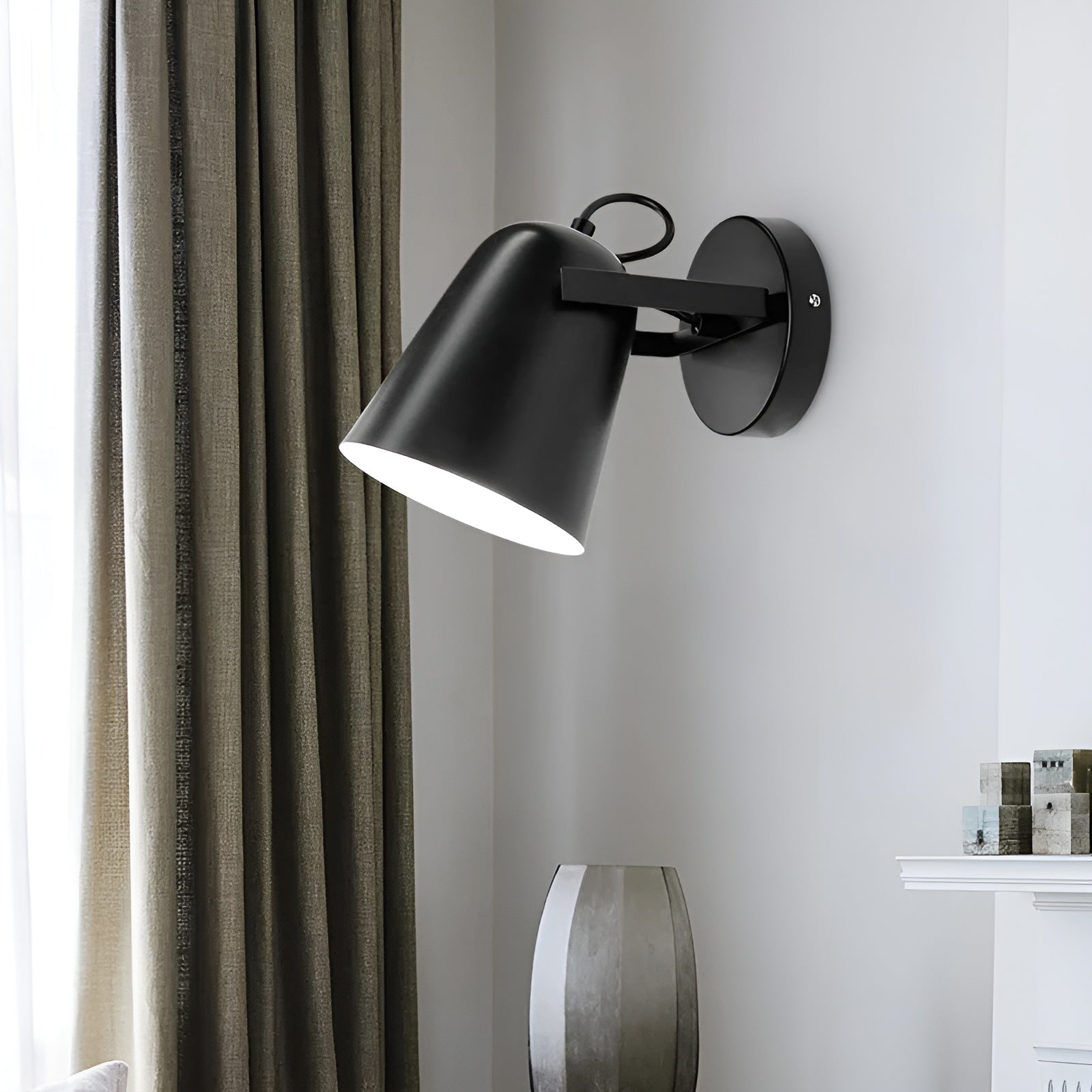 LED-Wandleuchte im Skandinavischen Stil – Aluminium & LED | Dekorative Beleuchtung für Zuhause