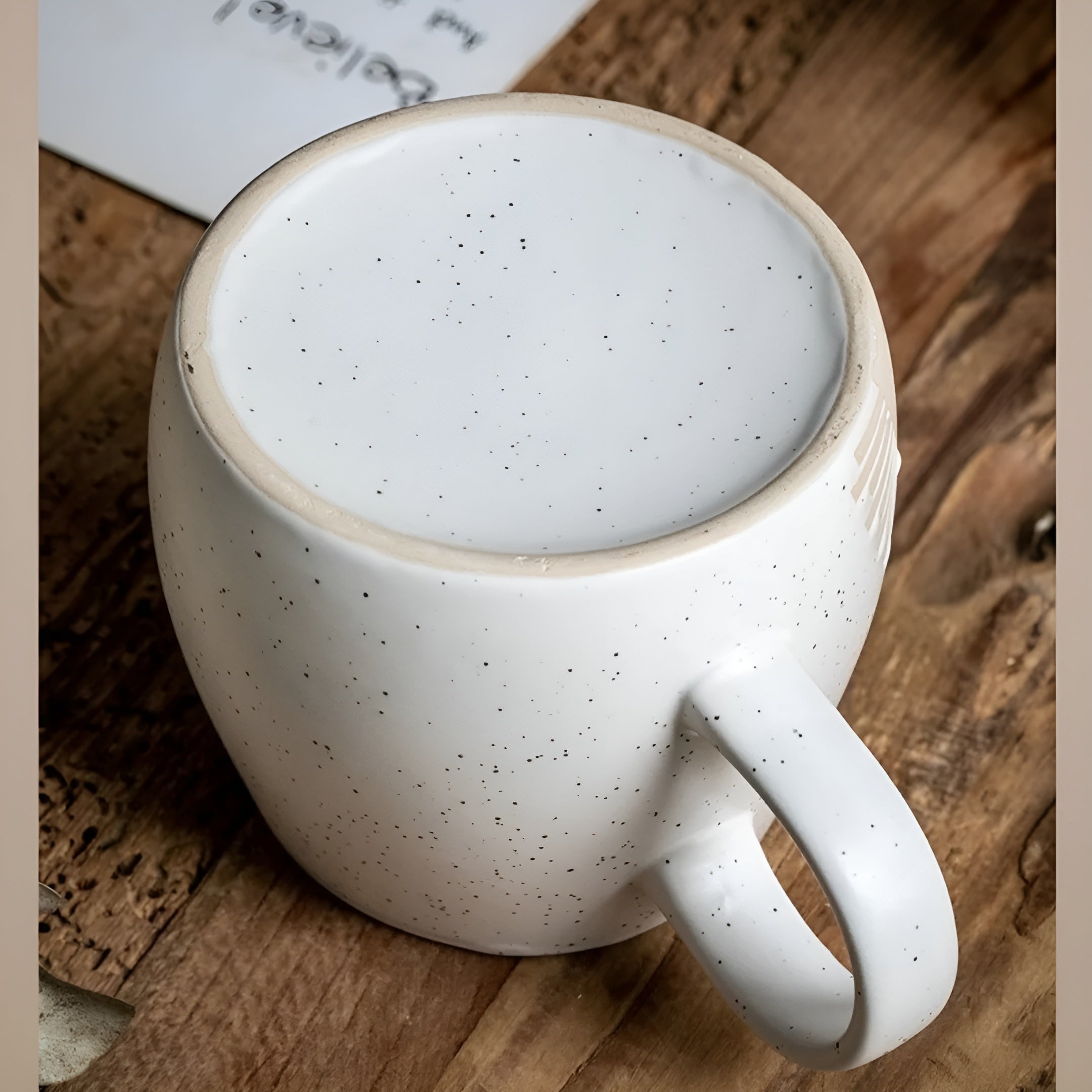 Keramik Kaffeetasse – Japanisches Vintage-Design | Große Teetasse für Zuhause & Büro