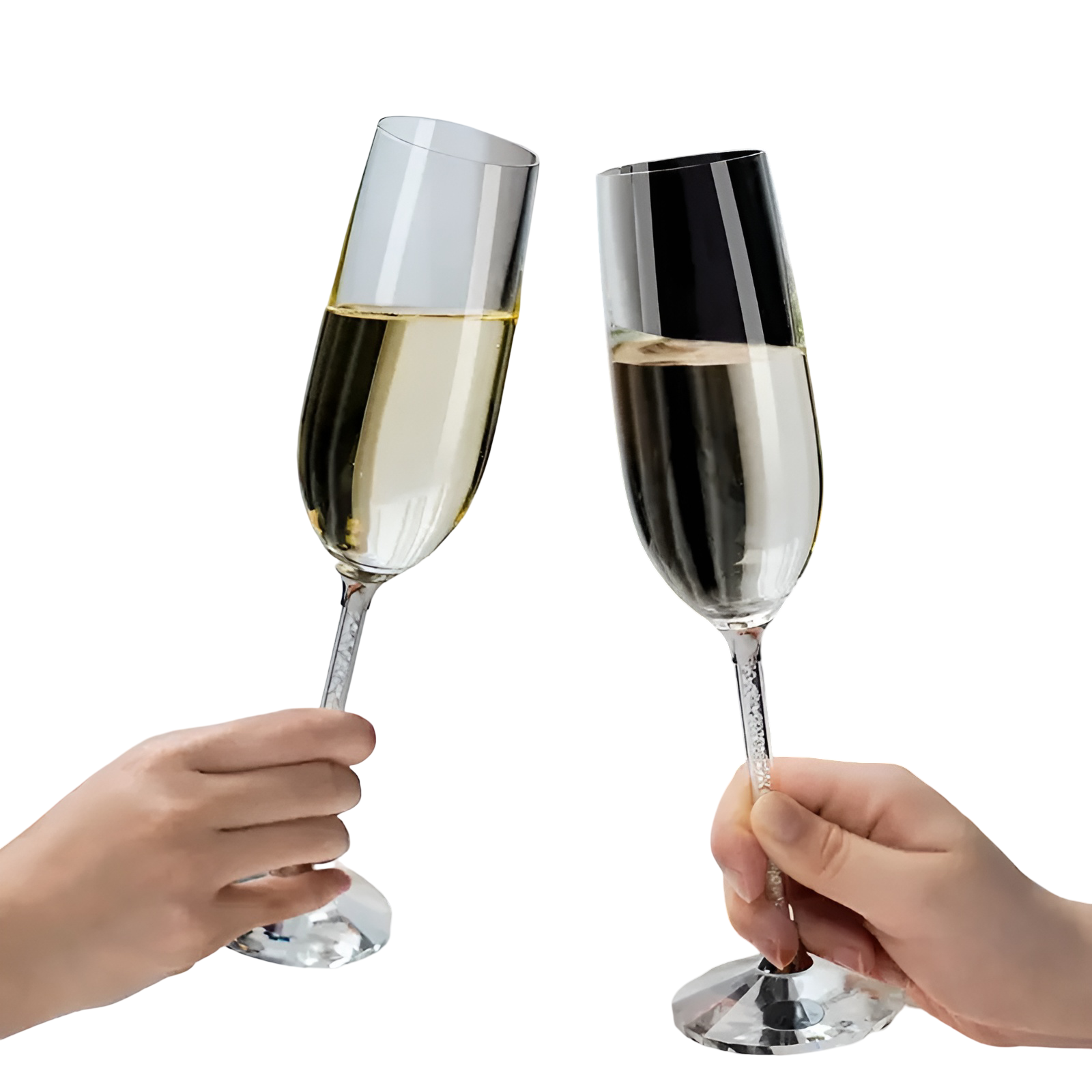 Rotweingläser-Set – 2 Hochwertige Kristallgläser für Wein & Champagner | Elegant für Partys und Feiern