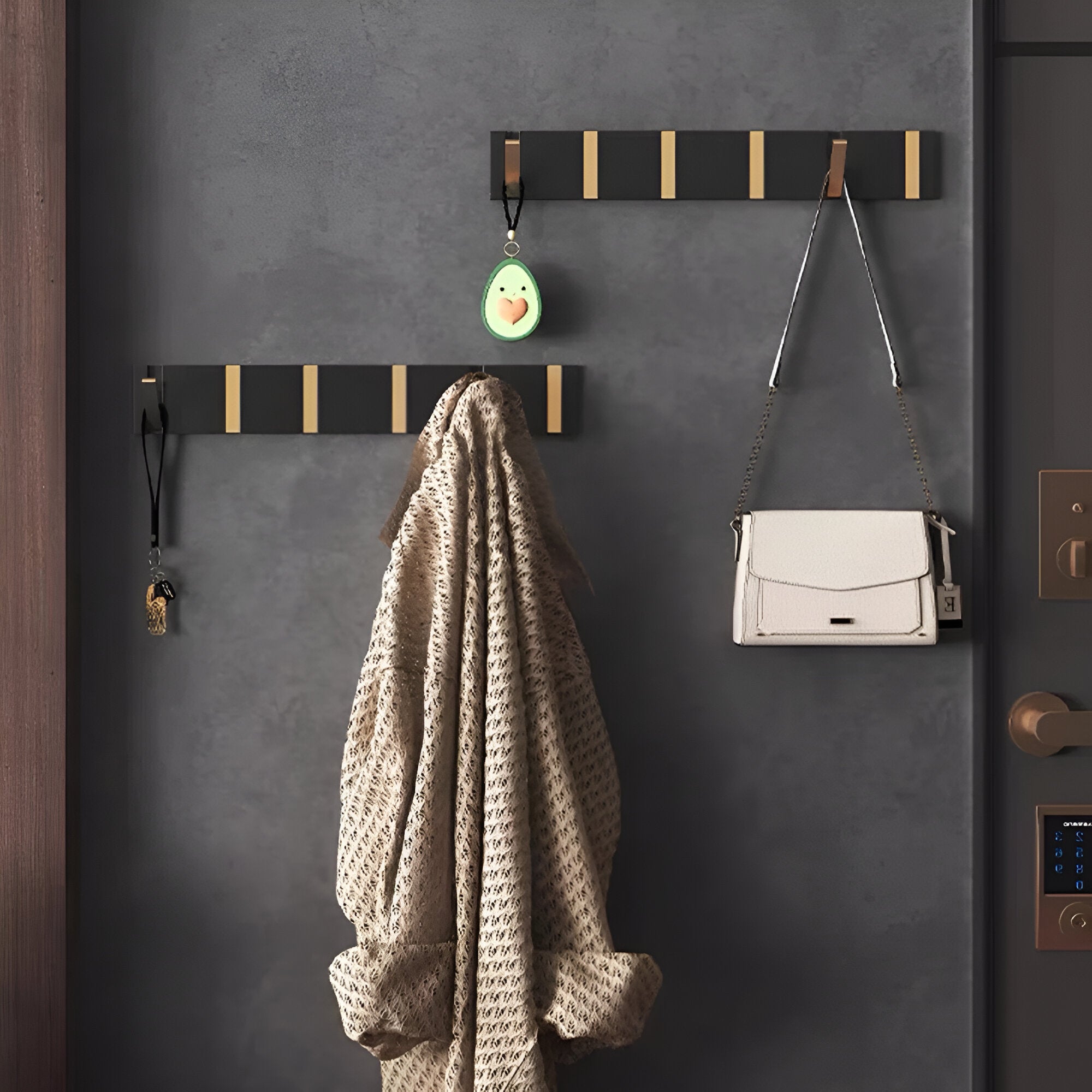 LuxeGrip Hook – Faltbarer 2-Wege-Installation Wandhaken