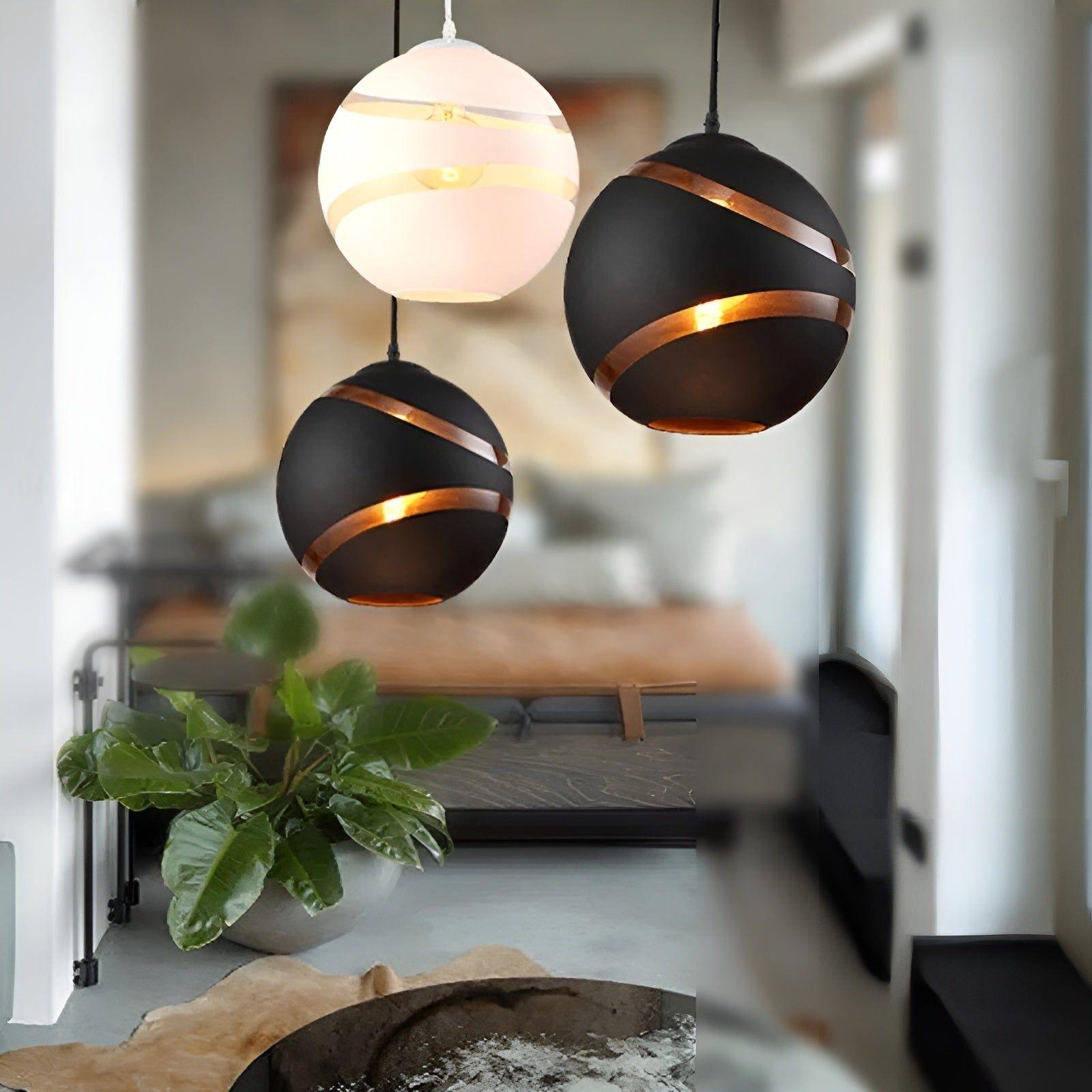 ModernSphere Light - Moderne Glasball Pendelleuchte Elegare