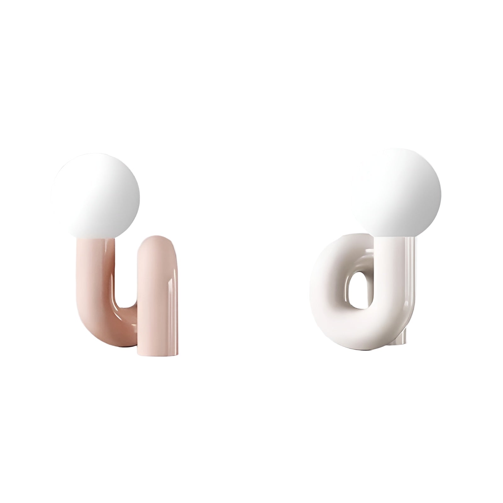 Minimalistische Glas-Tischlampe – Stilvolles Nordic Design | Perfekt für Schlafzimmer, Wohnzimmer & Büro