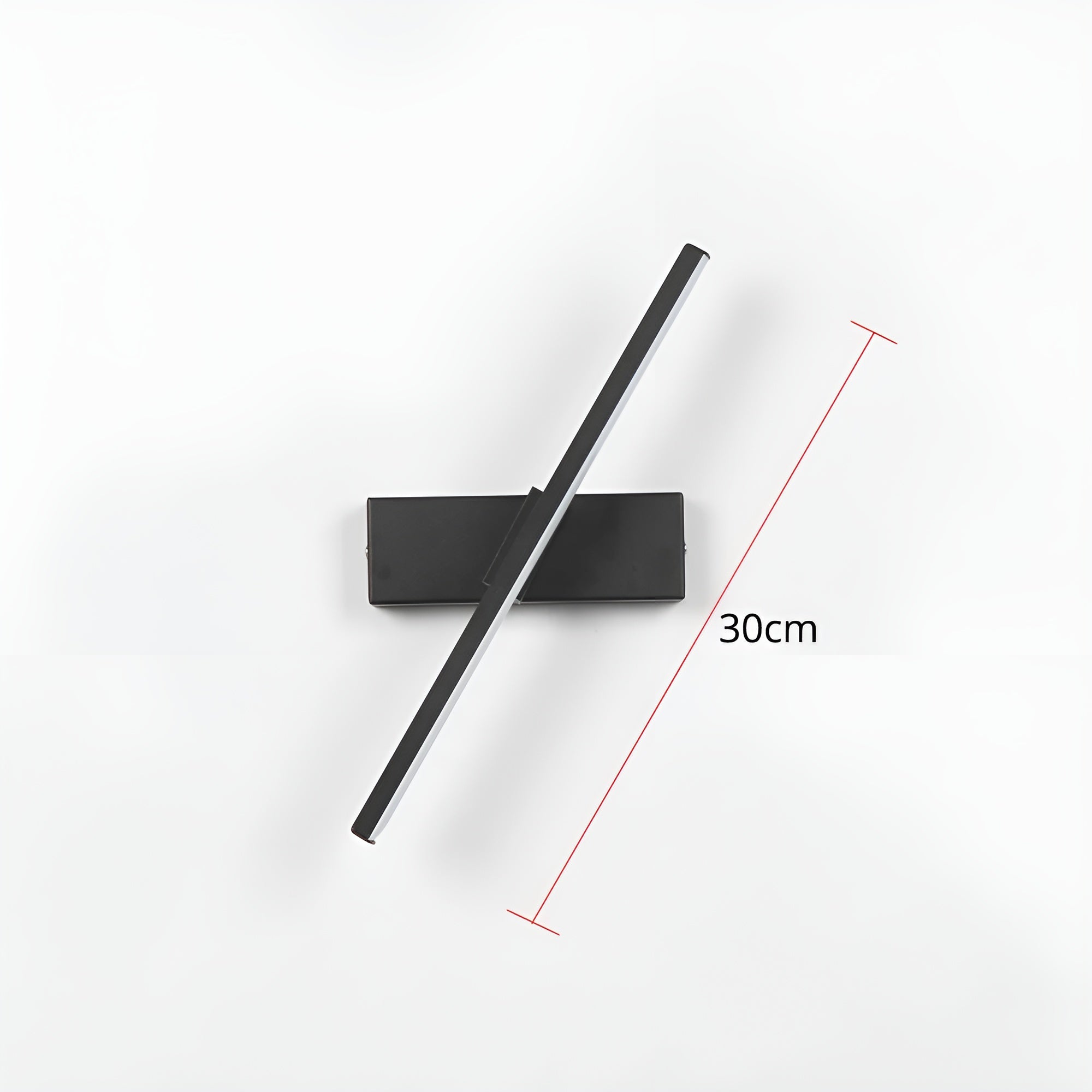 Einfache 330°-LED-Wandleuchte – Drehbar und flexibel | Aluminium-Innenleuchte für Betten und Nachttische