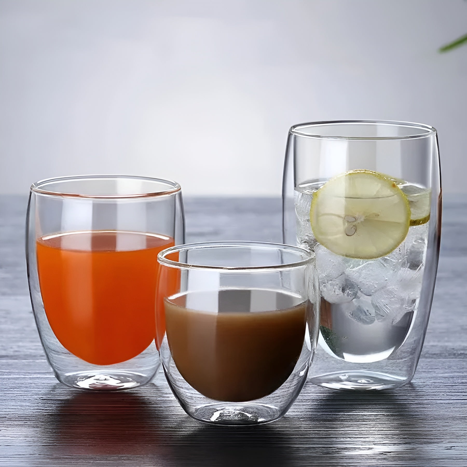 Doppelwandiges Glas – Hitzebeständig und Transparent | Handgefertigte Mini-Tee- und Whiskeygläser
