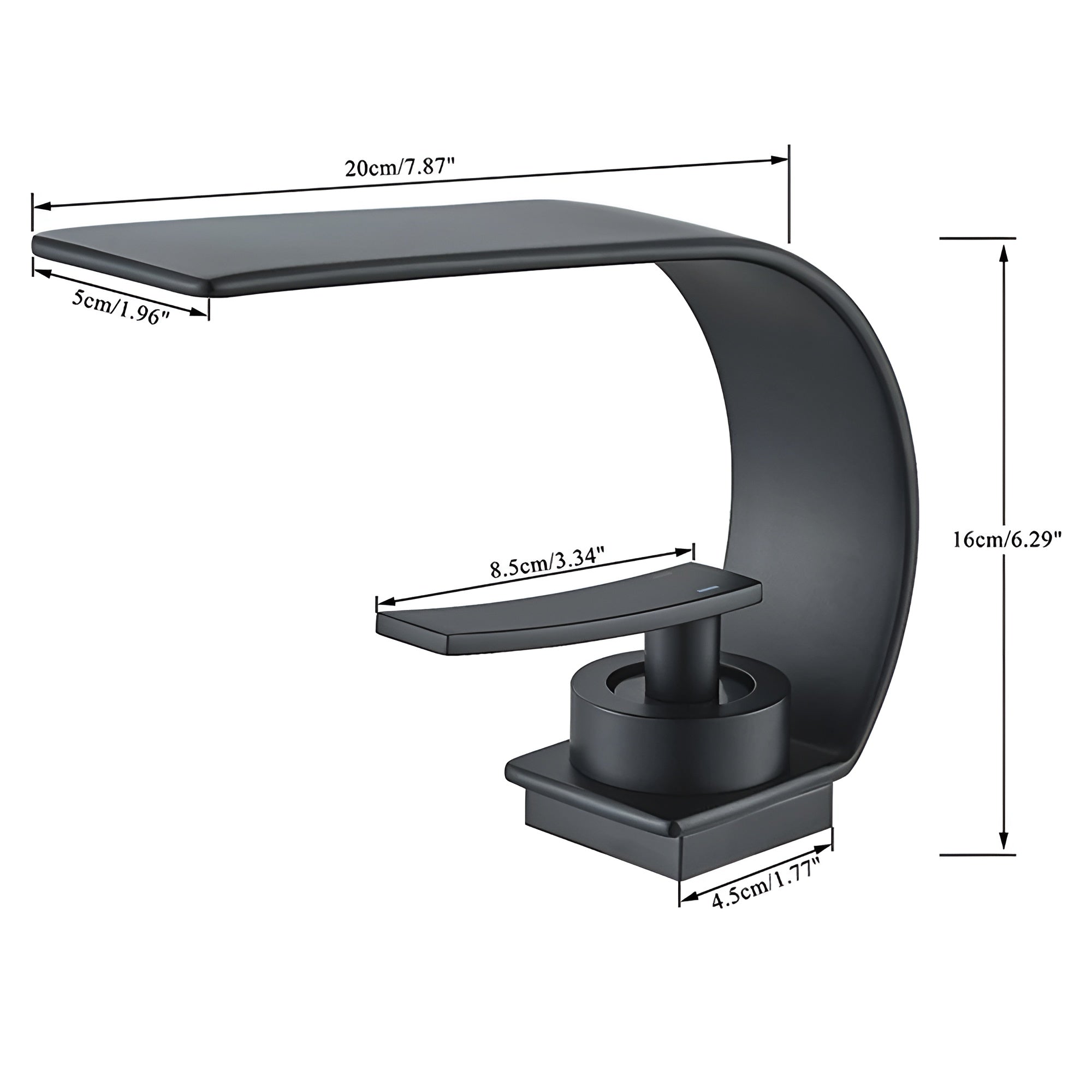Schlanke Waschtischarmatur – Modernes Design & platzsparend | Für moderne Waschtische