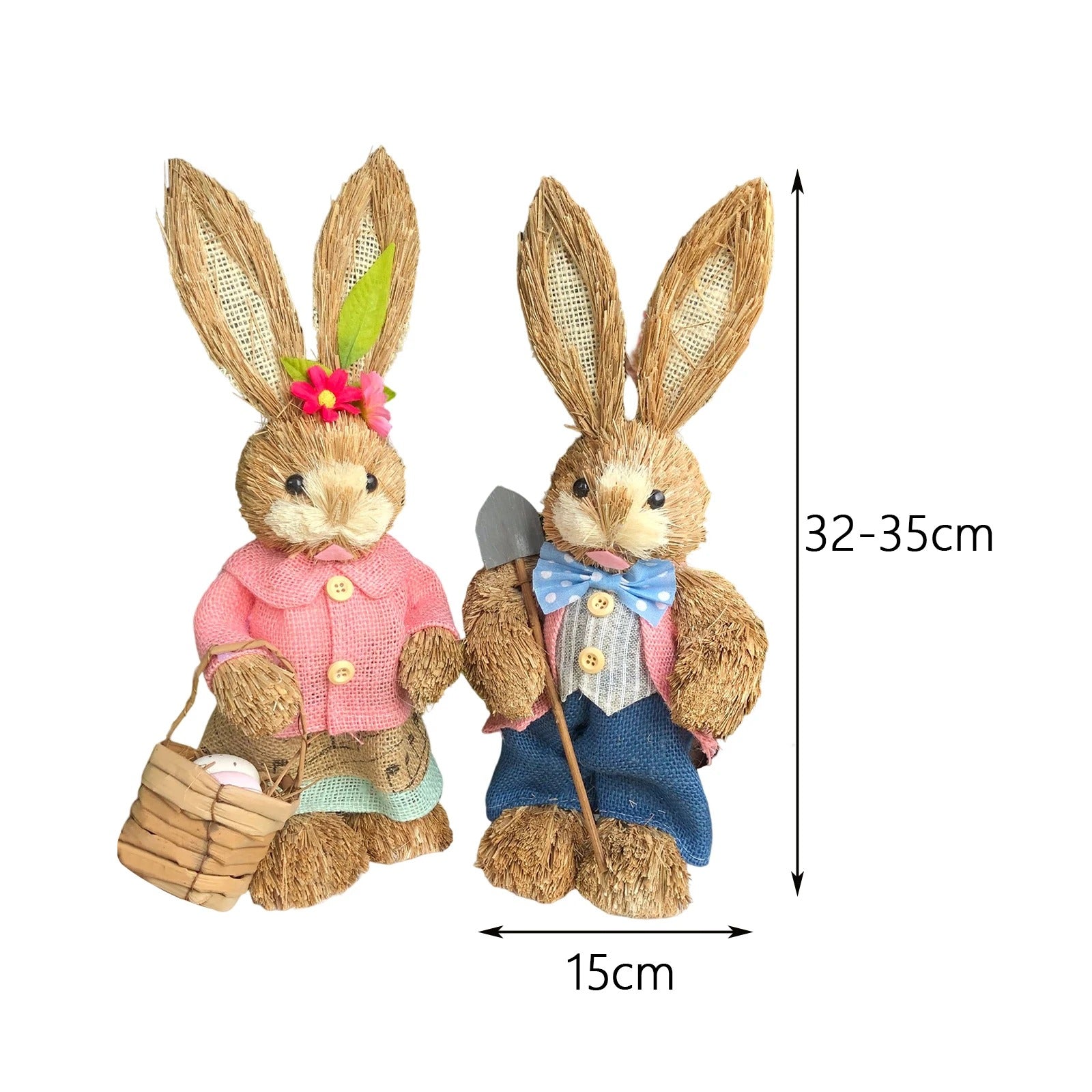 BunnyHaven Puppe – Stehende Osterhasen-Puppe