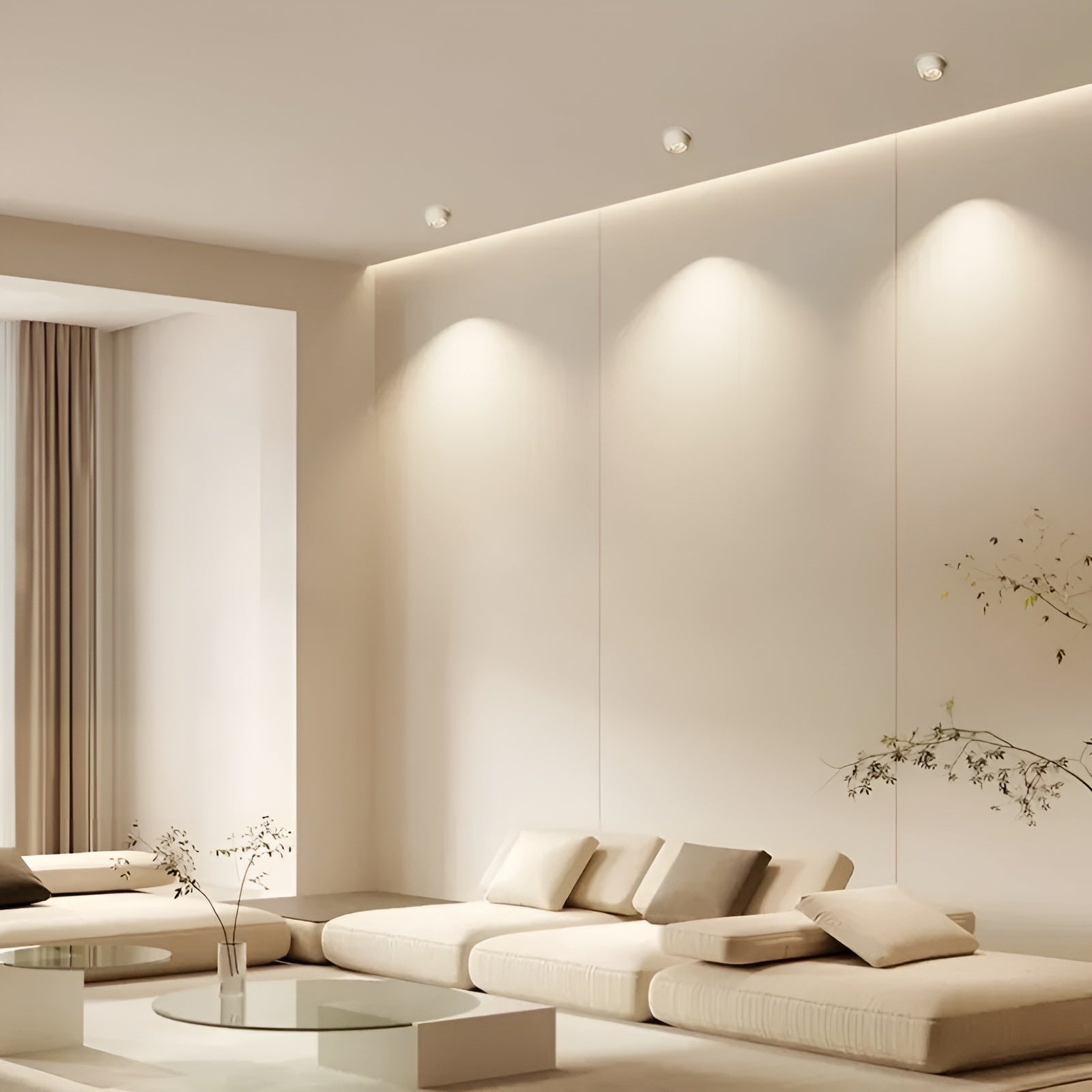 Runde Decken-Spotleuchte – Modernes LED-Design | Ideal für Wohnzimmer & Innenräume