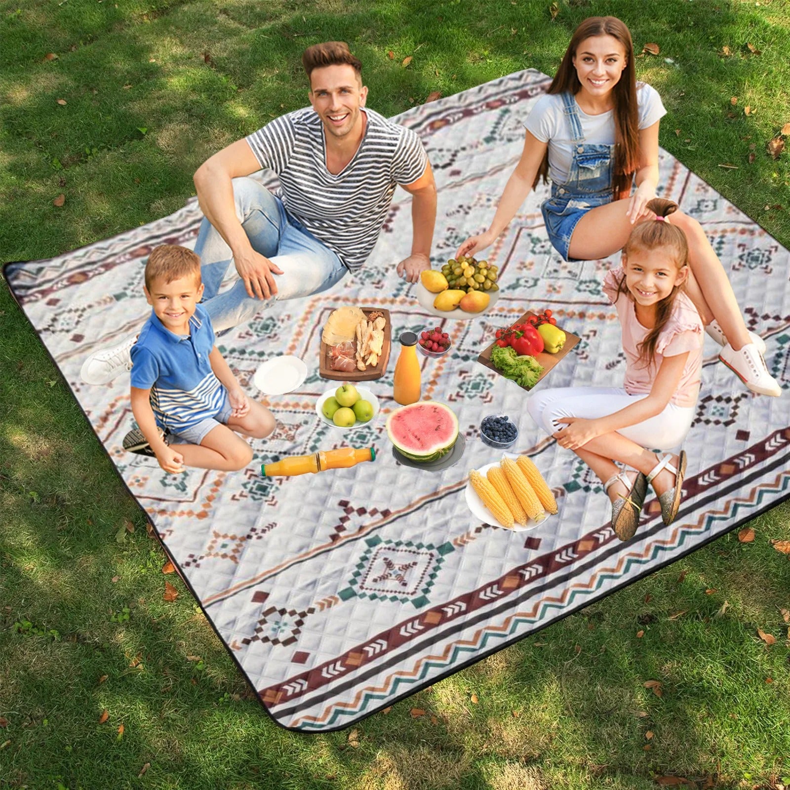 Faltbare Picknickdecke – Wasserdicht & Sandfrei | Perfekt für Outdoor-Abenteuer