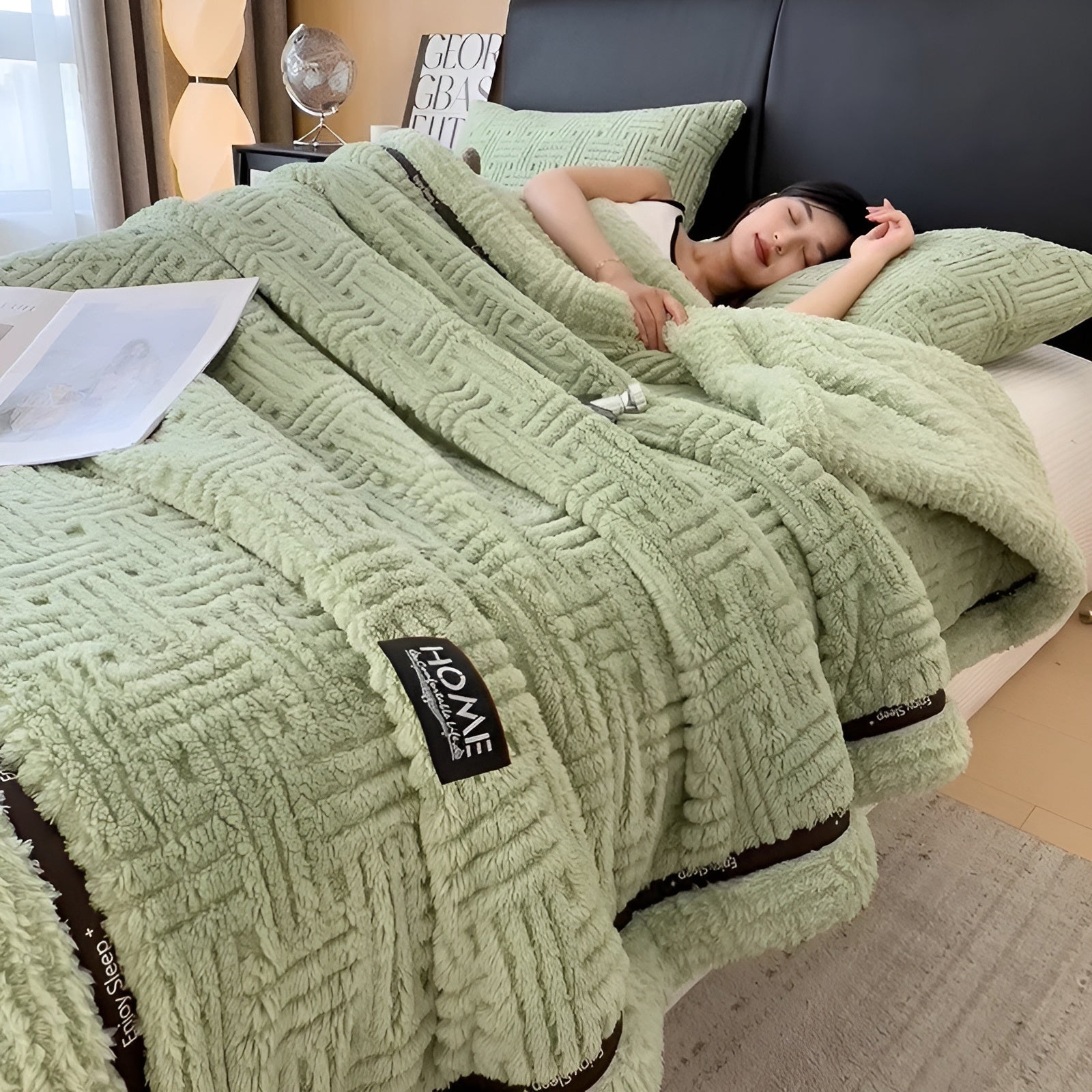 Flauschige Fleece-Decke – Weich und Atmungsaktiv | Warmes Plaid für Sofa und Bett