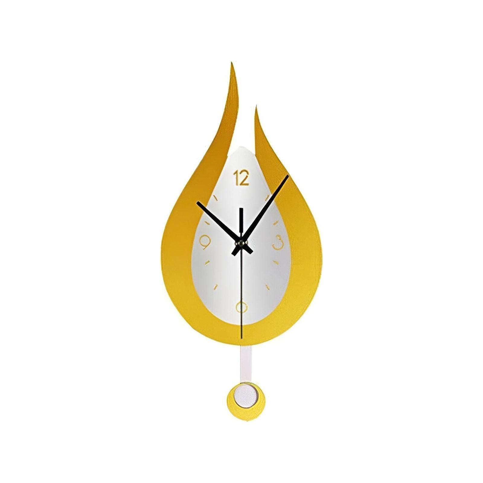 DropTime Clock - Moderne Tropfen-Acryl Pendel-Wanduhr für Ihr Zuhause Elegare