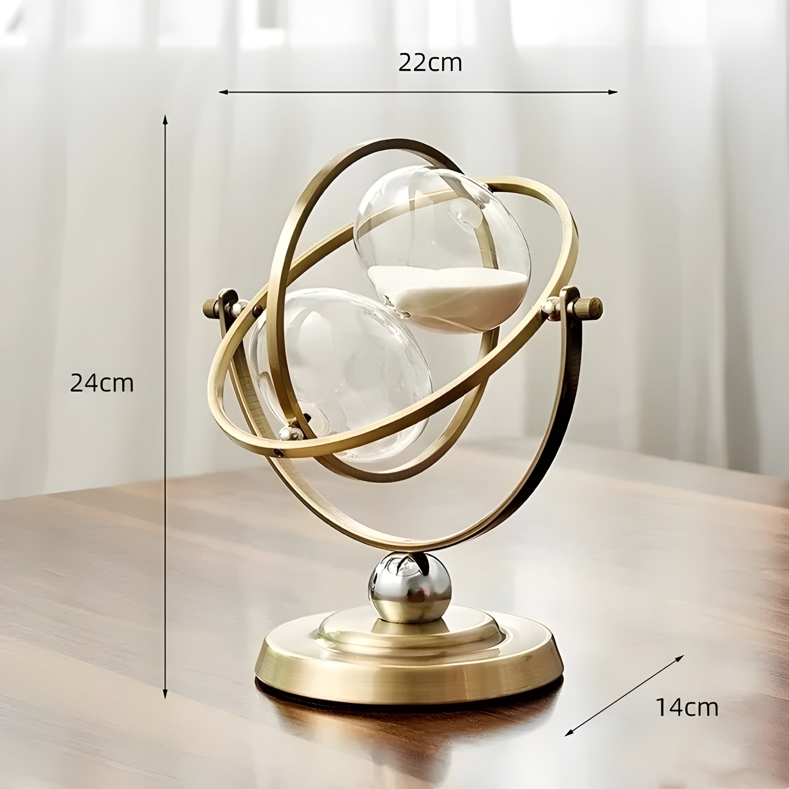 AntiqueGlobe Sanduhr – Vintage Sand Globus Sanduhr