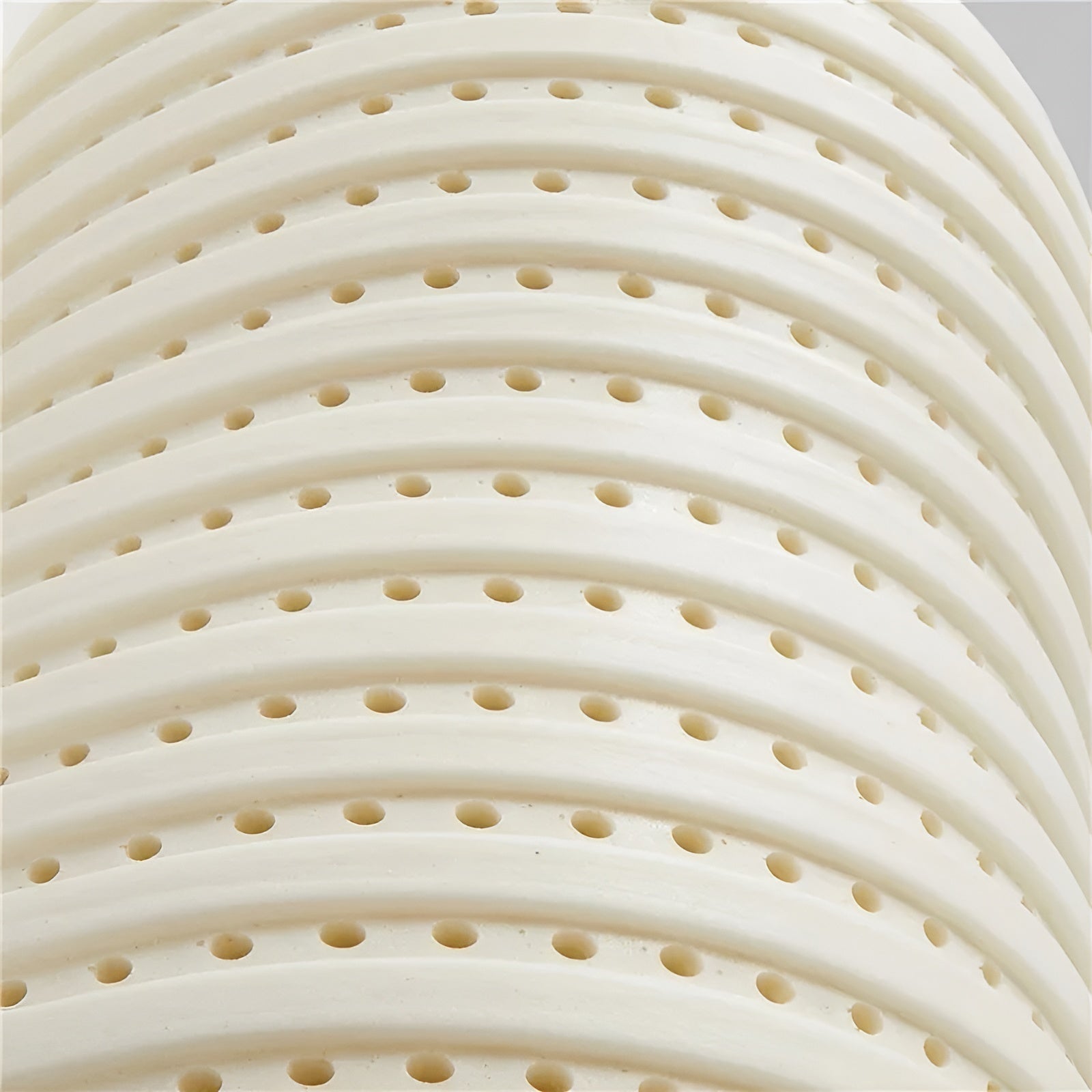 Baumwollbezug Naturlatex-Kissen – Ergonomisches Nackenstützkissen | Atmungsaktiv & für Seiten-/Rückenschläfer