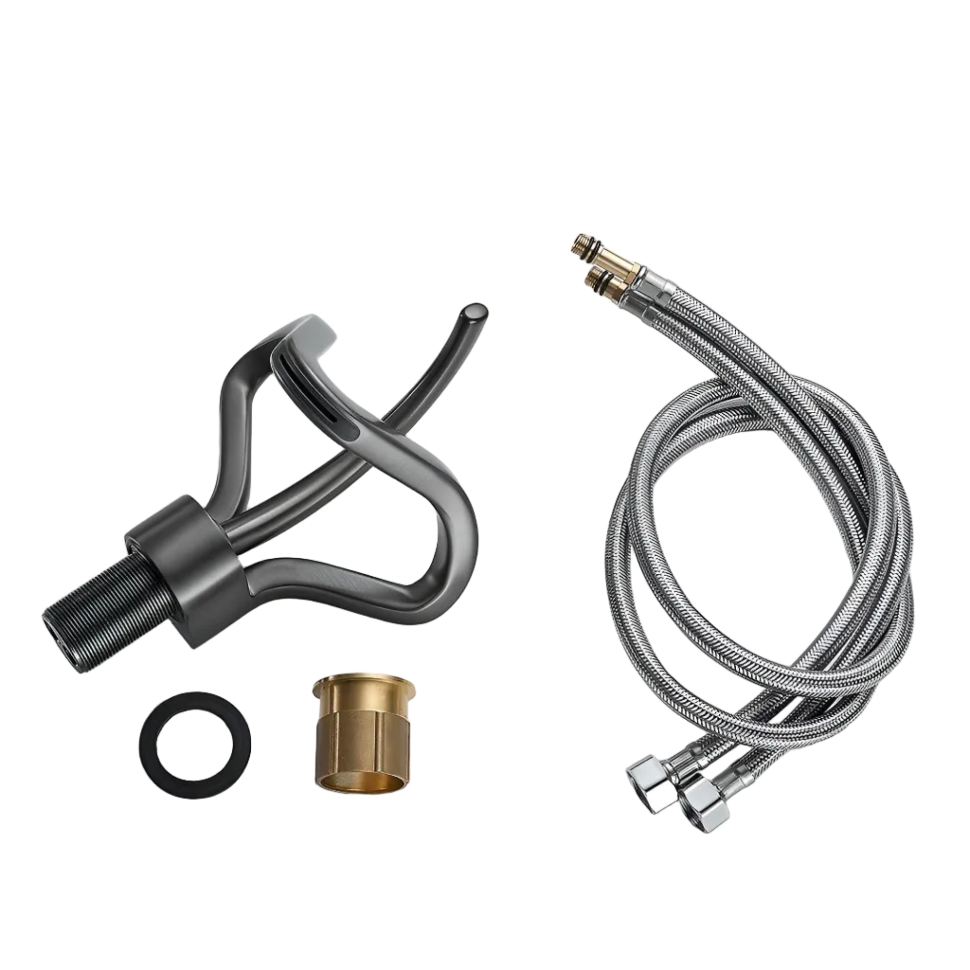 Wasserfall-Waschtischarmatur – Modernes Design mit Sanftem Wasserfluss | Ideal für Bad & Gäste-WC