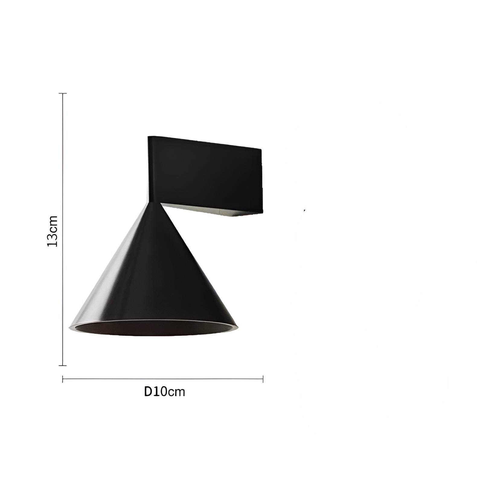 Wandleuchte fürs Schlafzimmer – Modernes Kegeldesign | Elegante Beleuchtung für Nachttisch & Flur