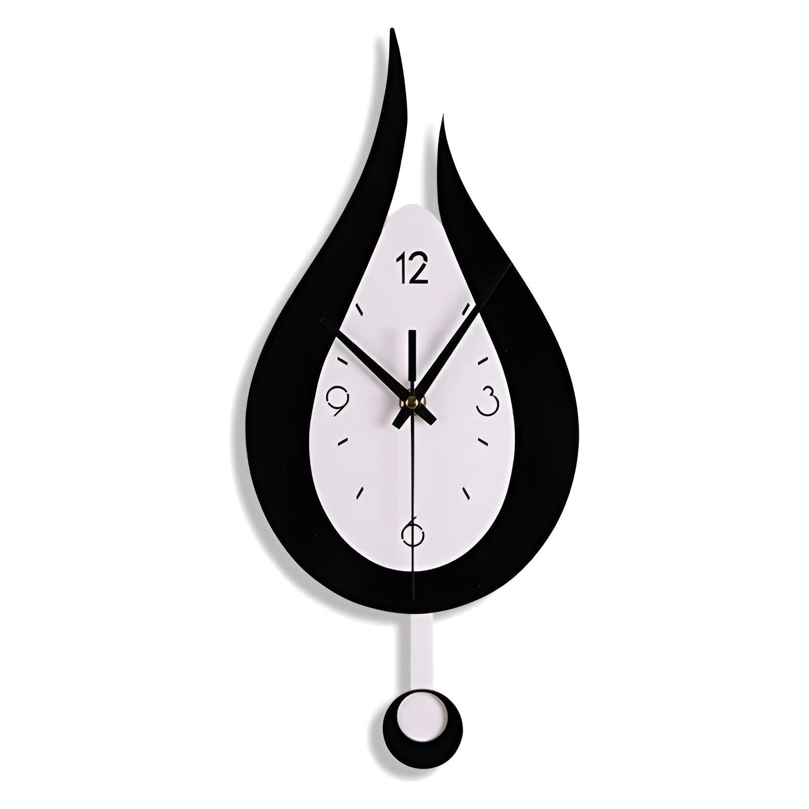 DropTime Clock - Moderne Tropfen-Acryl Pendel-Wanduhr für Ihr Zuhause Elegare