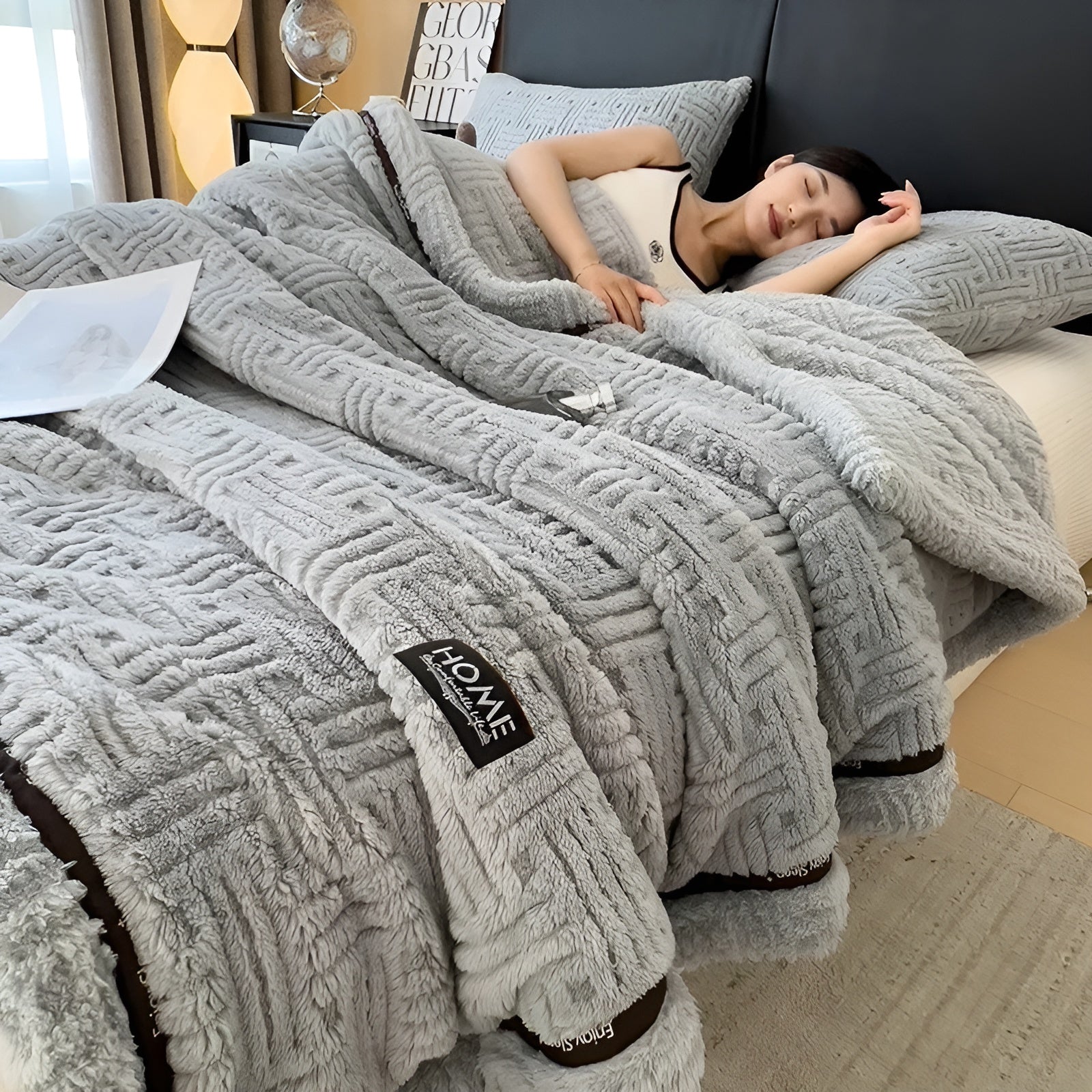 Flauschige Fleece-Decke – Weich und Atmungsaktiv | Warmes Plaid für Sofa und Bett