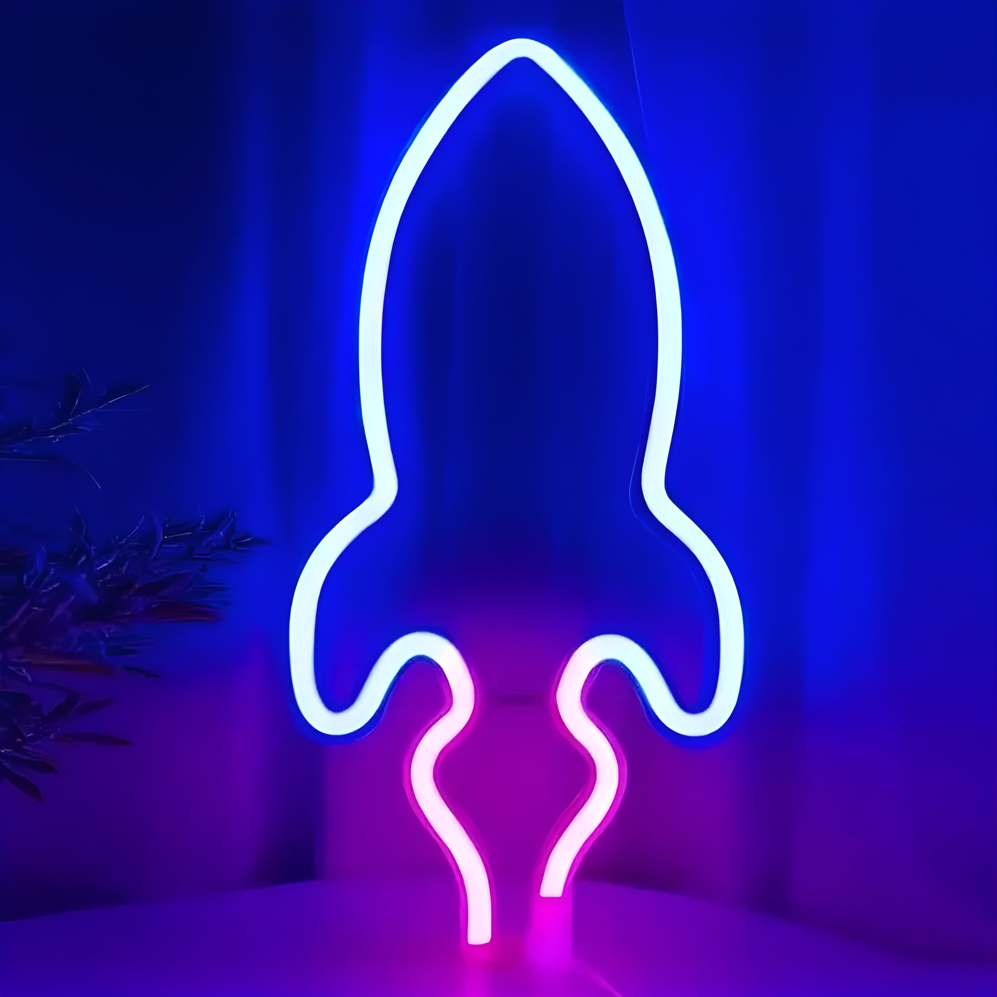 SpaceGlow Light - Dekorative Neon Party LED Wandleuchte