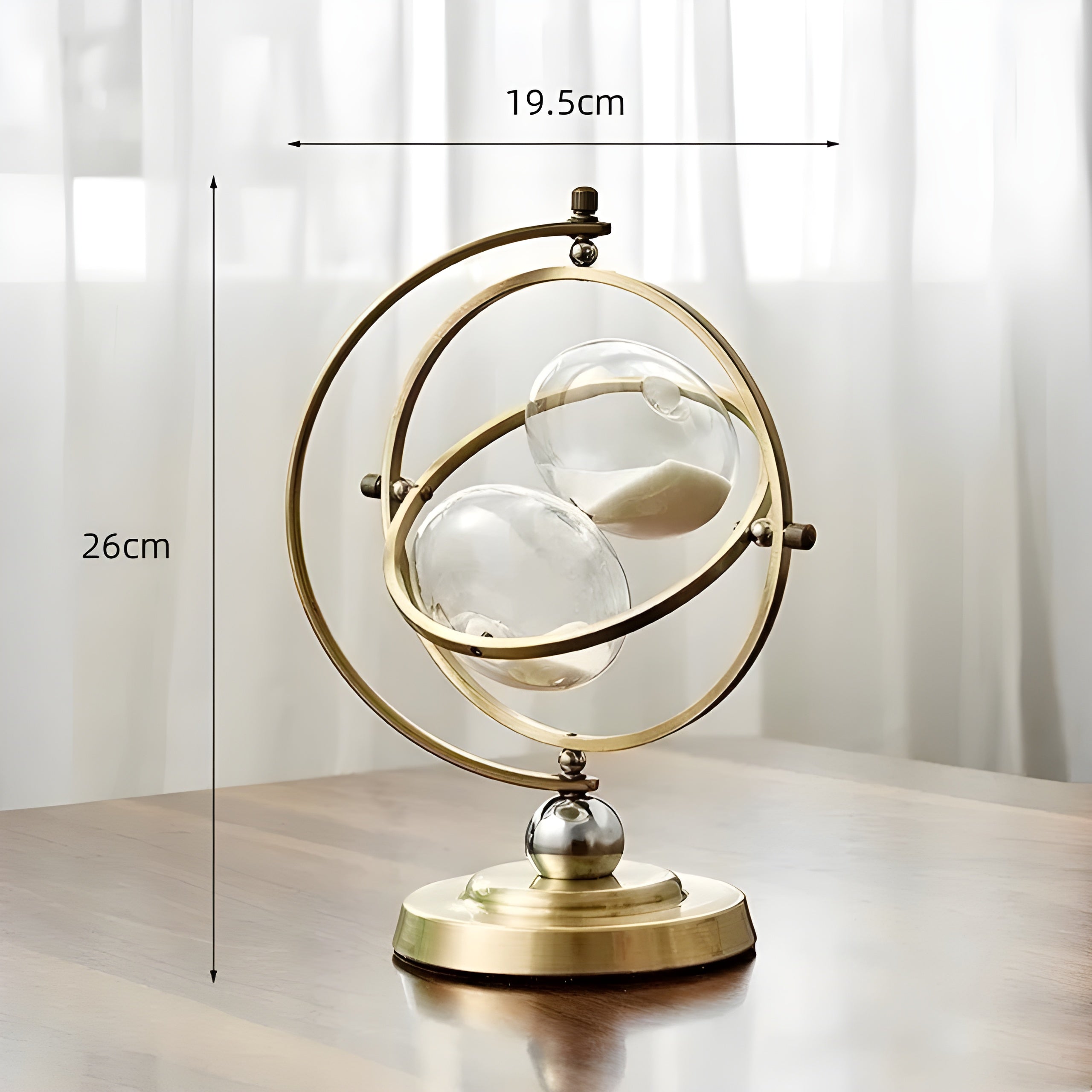 AntiqueGlobe Sanduhr – Vintage Sand Globus Sanduhr