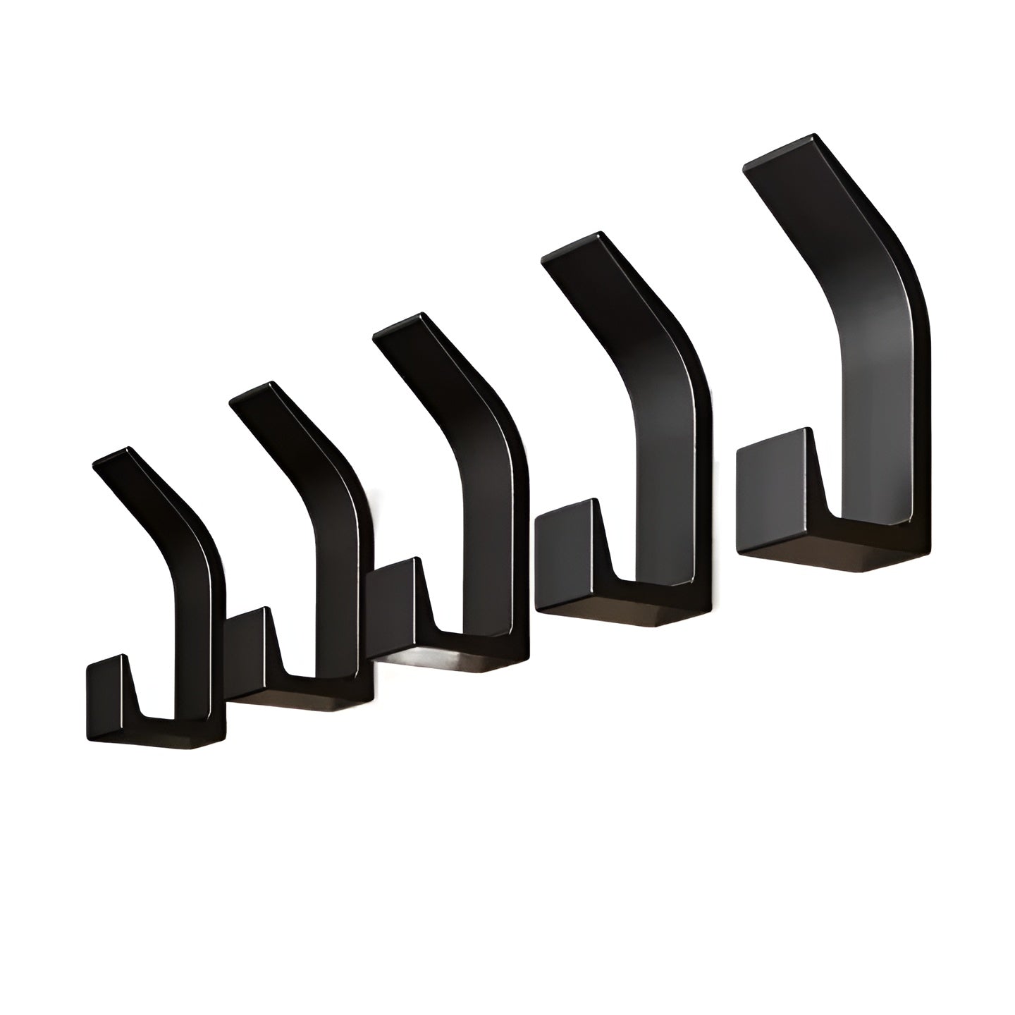 Wandhaken für Garderobe (5er Set) – Robust und Stilvoll | Für Flur, Bad und Schlafzimmer