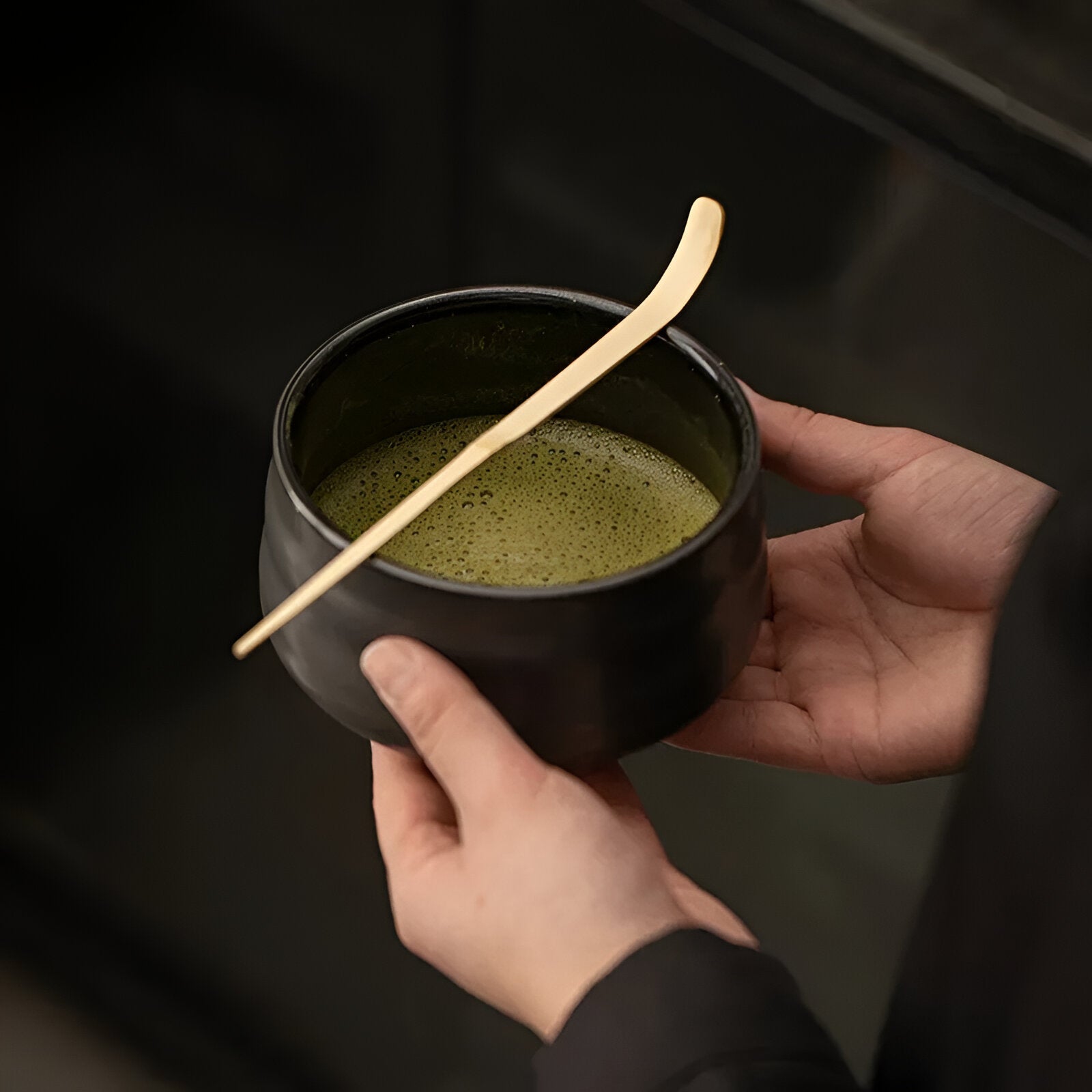 Matcha Tee-Set – 4-teilig mit Bambusbesen | Für traditionelle Teezeremonie - Matcha-Set