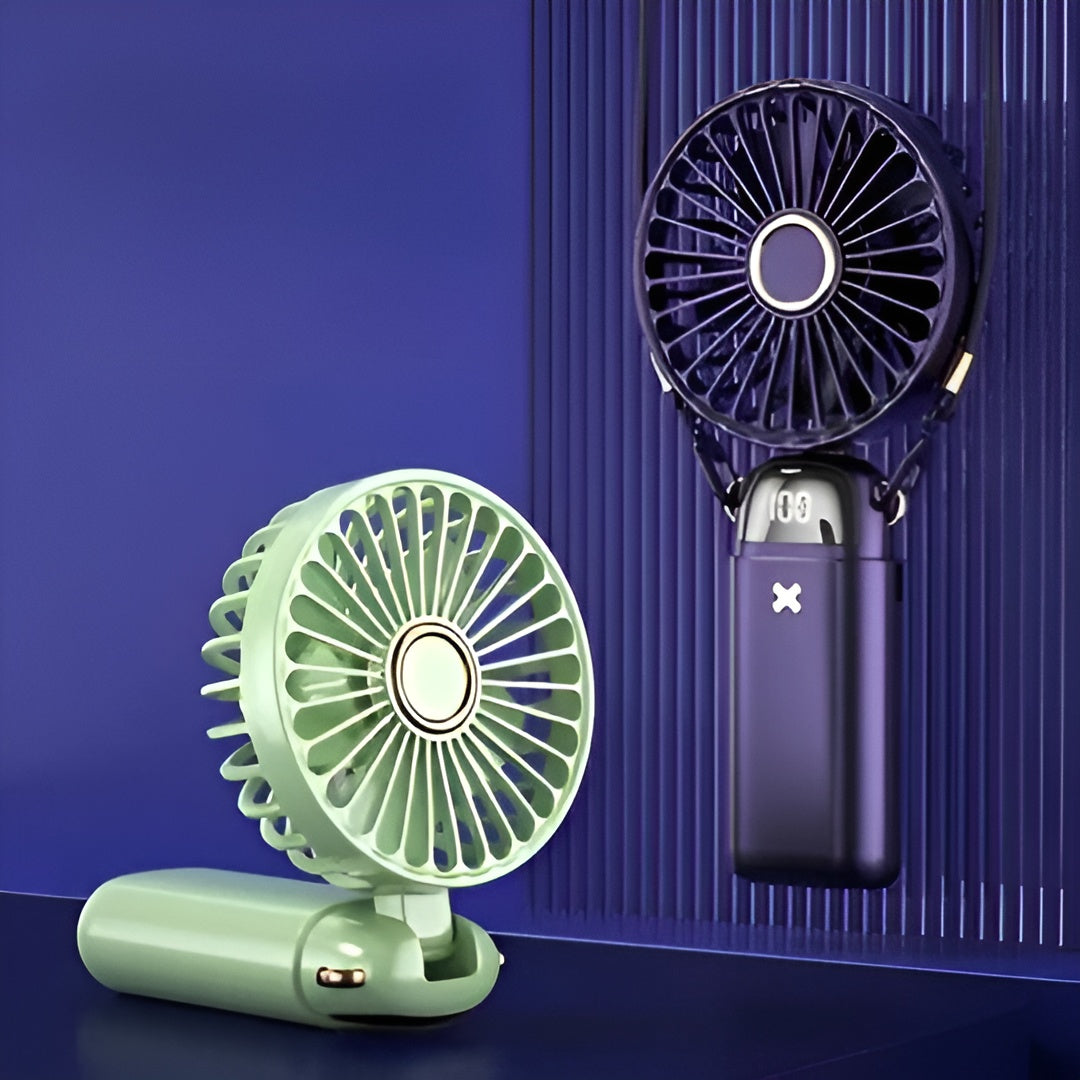Mini-Handventilator– Wiederaufladbar & Leistungsstarke Kühlung - Handventilator
