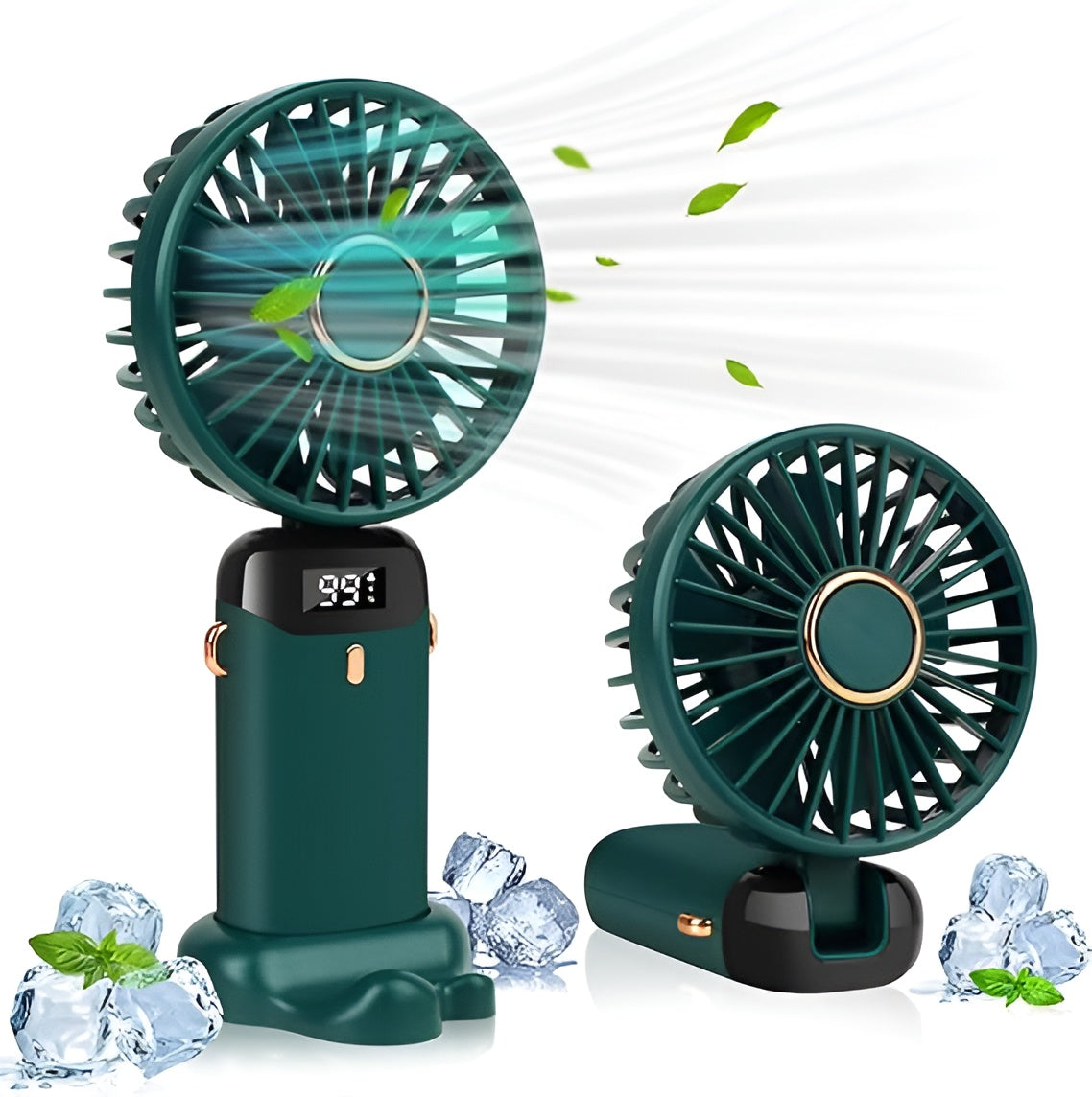 Mini-Handventilator– Wiederaufladbar & Leistungsstarke Kühlung - Handventilator