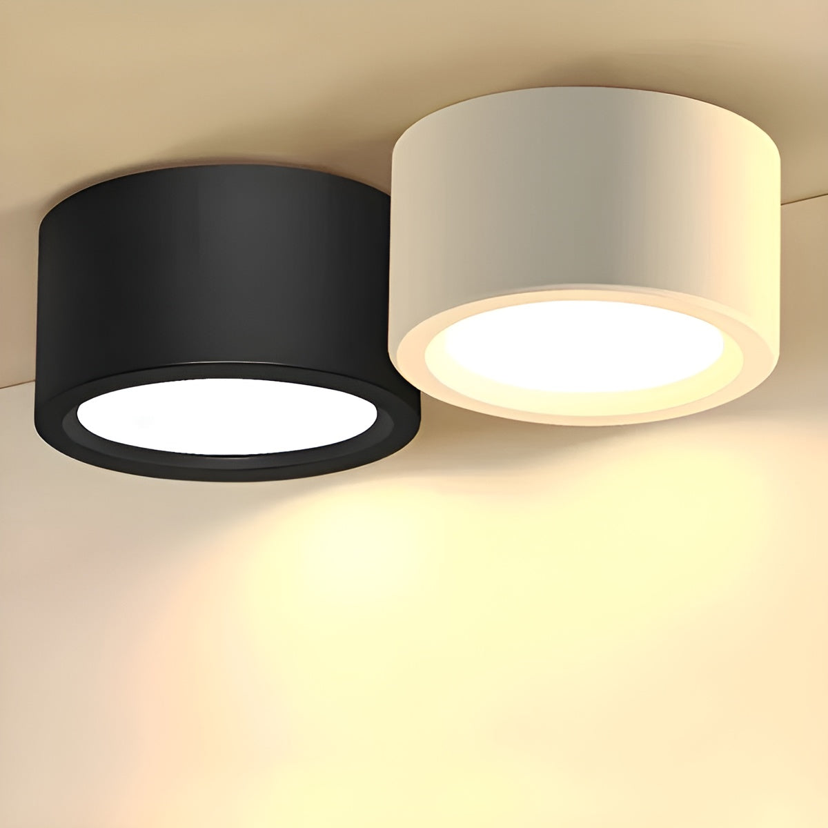 Moderne LED-Deckenleuchte – Runde Form & warmes LED-Licht | Gemütliche Beleuchtung für jeden Raum - Deckenleuchte