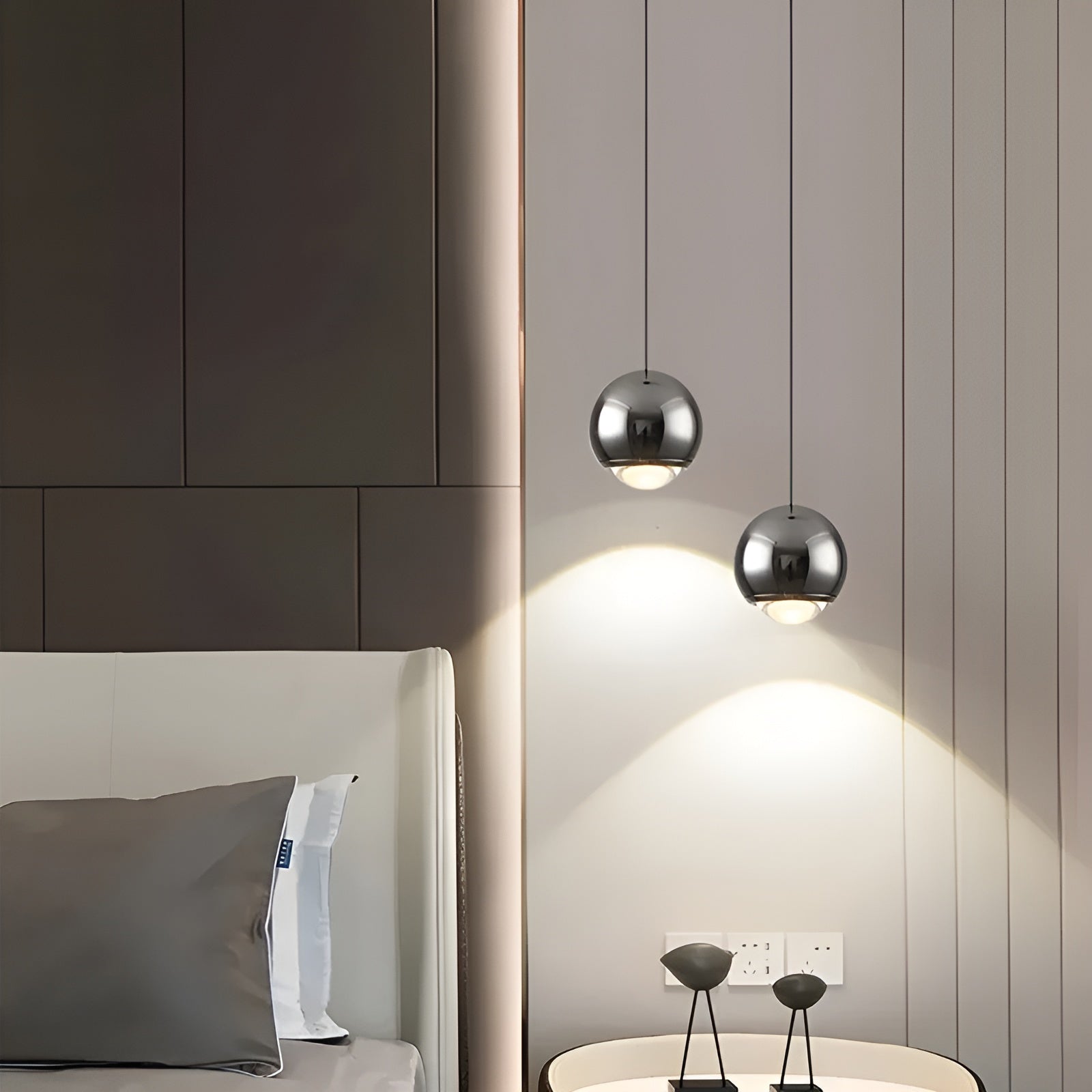 Moderne LED-Hängeleuchte – Skandinavisches Design | Perfekt für Schlafzimmer Küche und Arbeitszimmer - Pendelleuchte