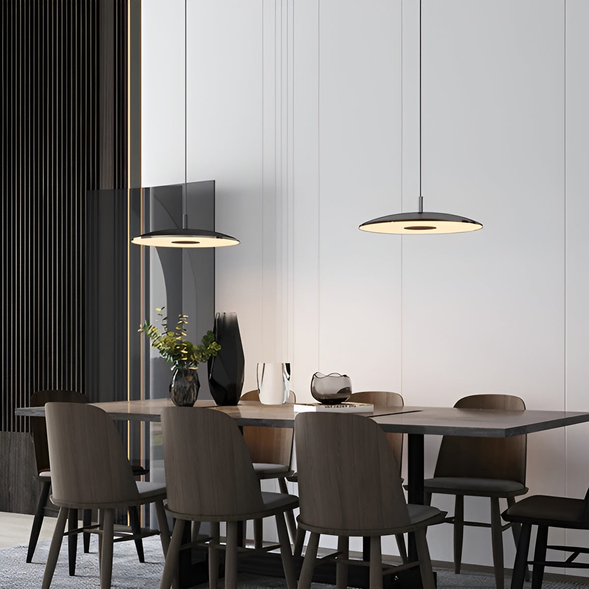 Moderna lampada a sospensione LED in ferro e nichel – Decorativa & Luce Calda | Ideale per la casa - Lampada a sospensione