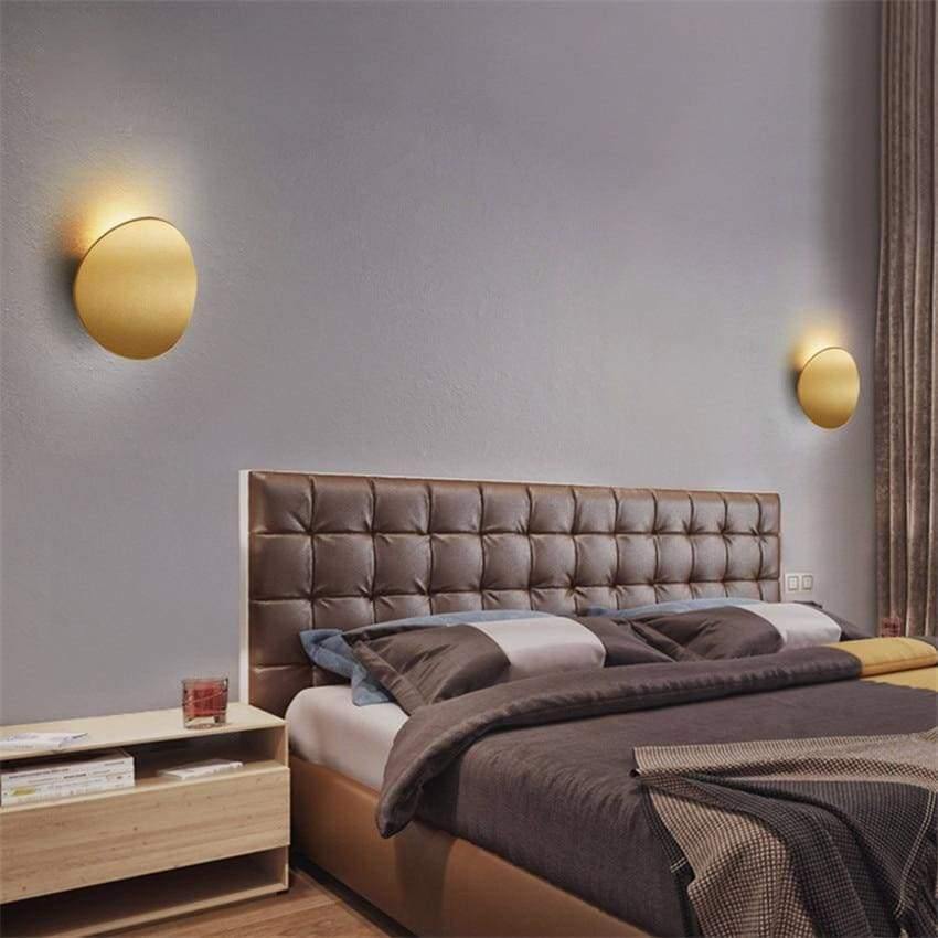 Moderne LED-Wandleuchte aus Aluminium – Warmweißes Licht für stilvolles Ambiente - Gold - Wandleuchte
