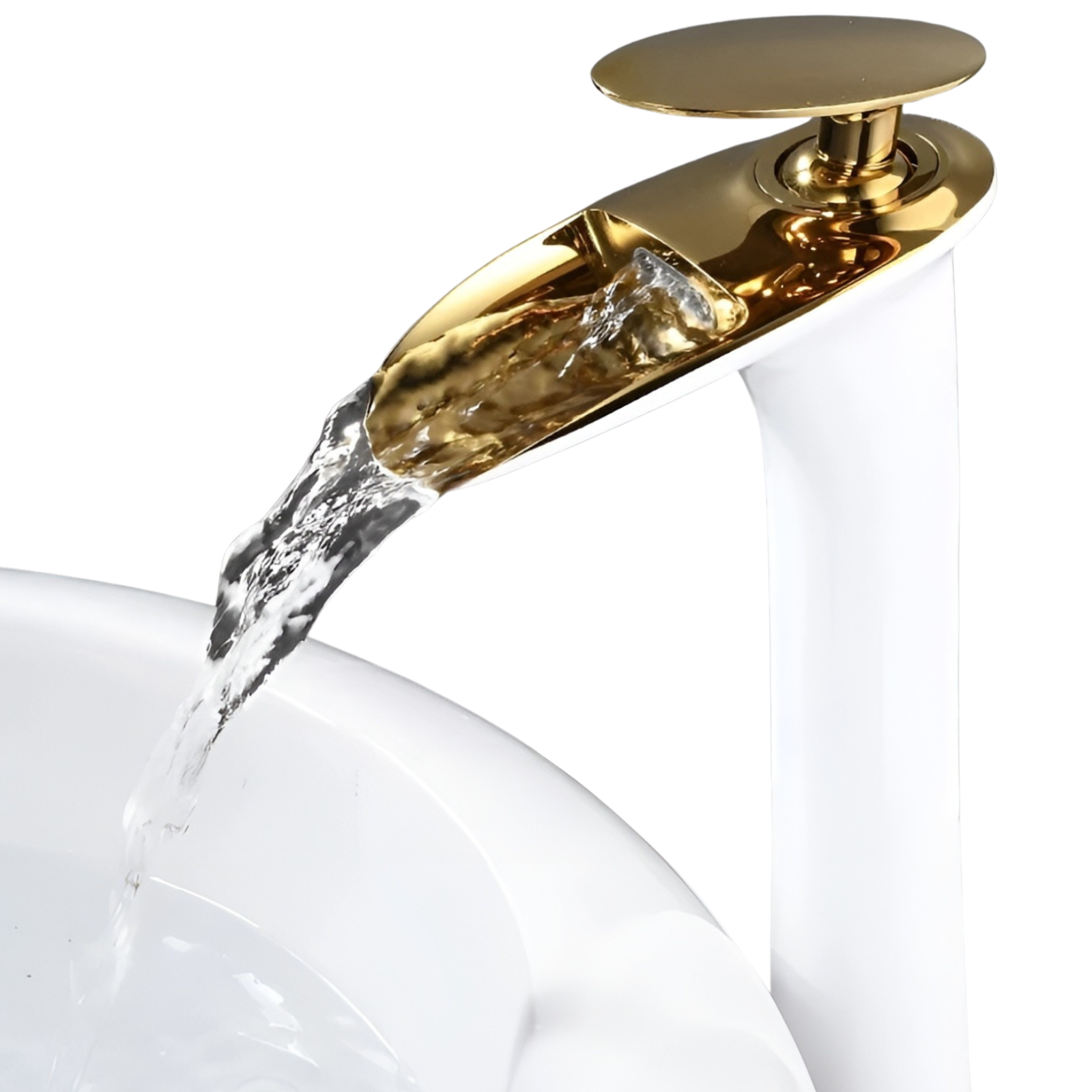 Moderne Waschtischarmaturen – Elegante Wasserfallarmatur | Hochwertiger Einhebelmischer - Waschtischarmaturen