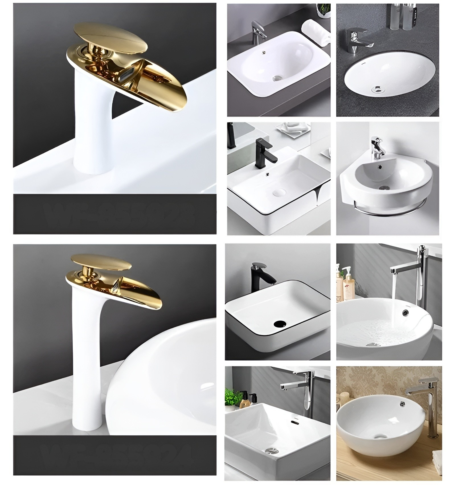 Moderne Waschtischarmaturen – Elegante Wasserfallarmatur | Hochwertiger Einhebelmischer - Waschtischarmaturen