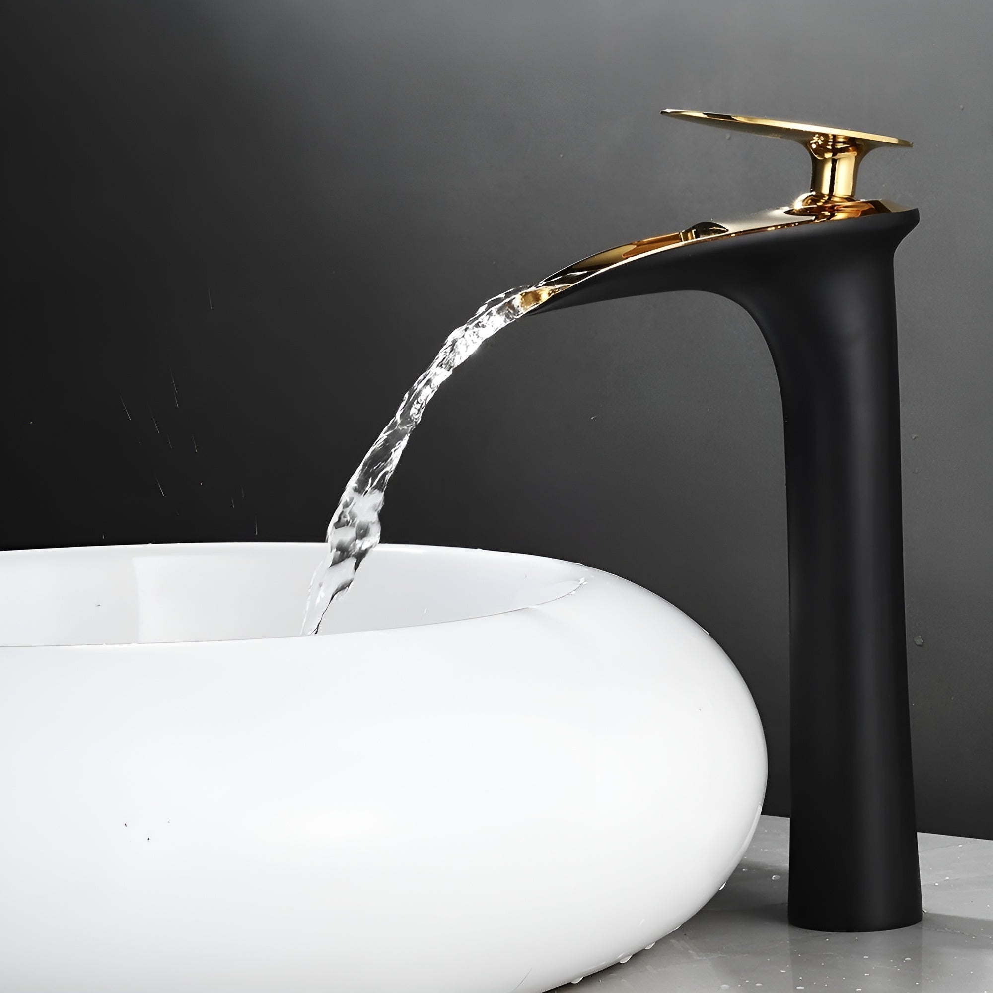 Moderne Waschtischarmaturen – Elegante Wasserfallarmatur | Hochwertiger Einhebelmischer - Waschtischarmaturen