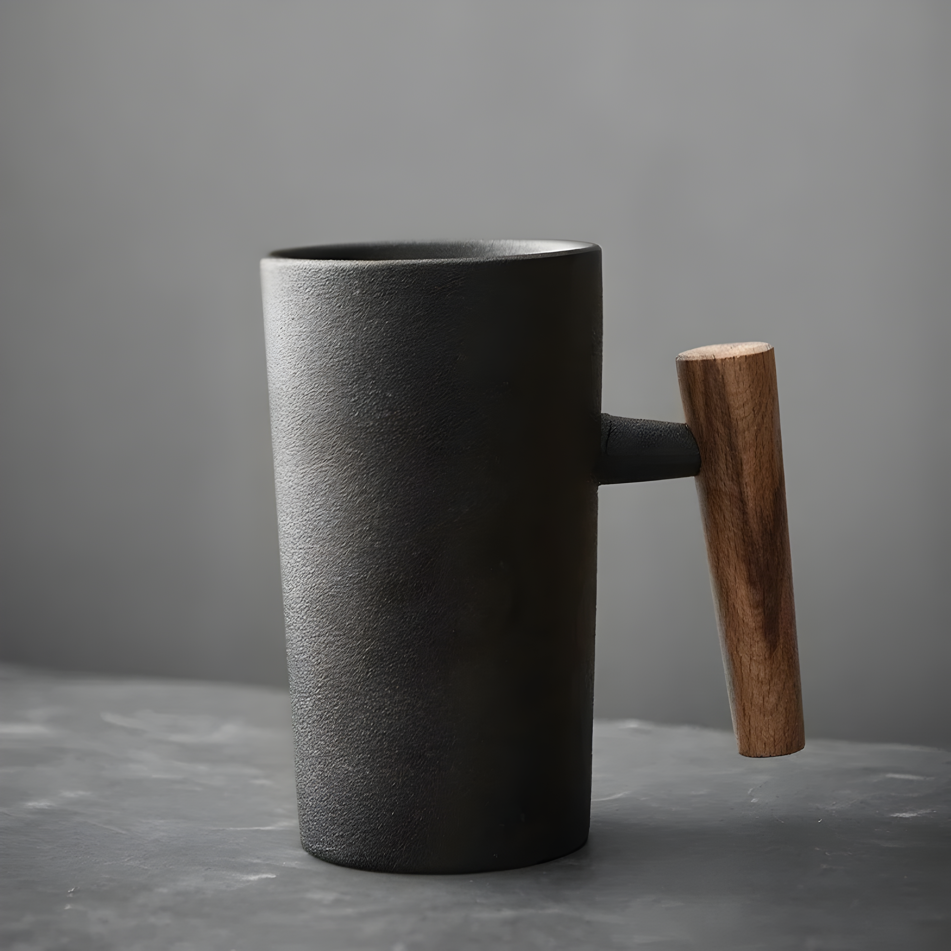 NatureSips Becher – Japanischer Steinzeug Kaffeebecher - Onyx - Wohnzubehör