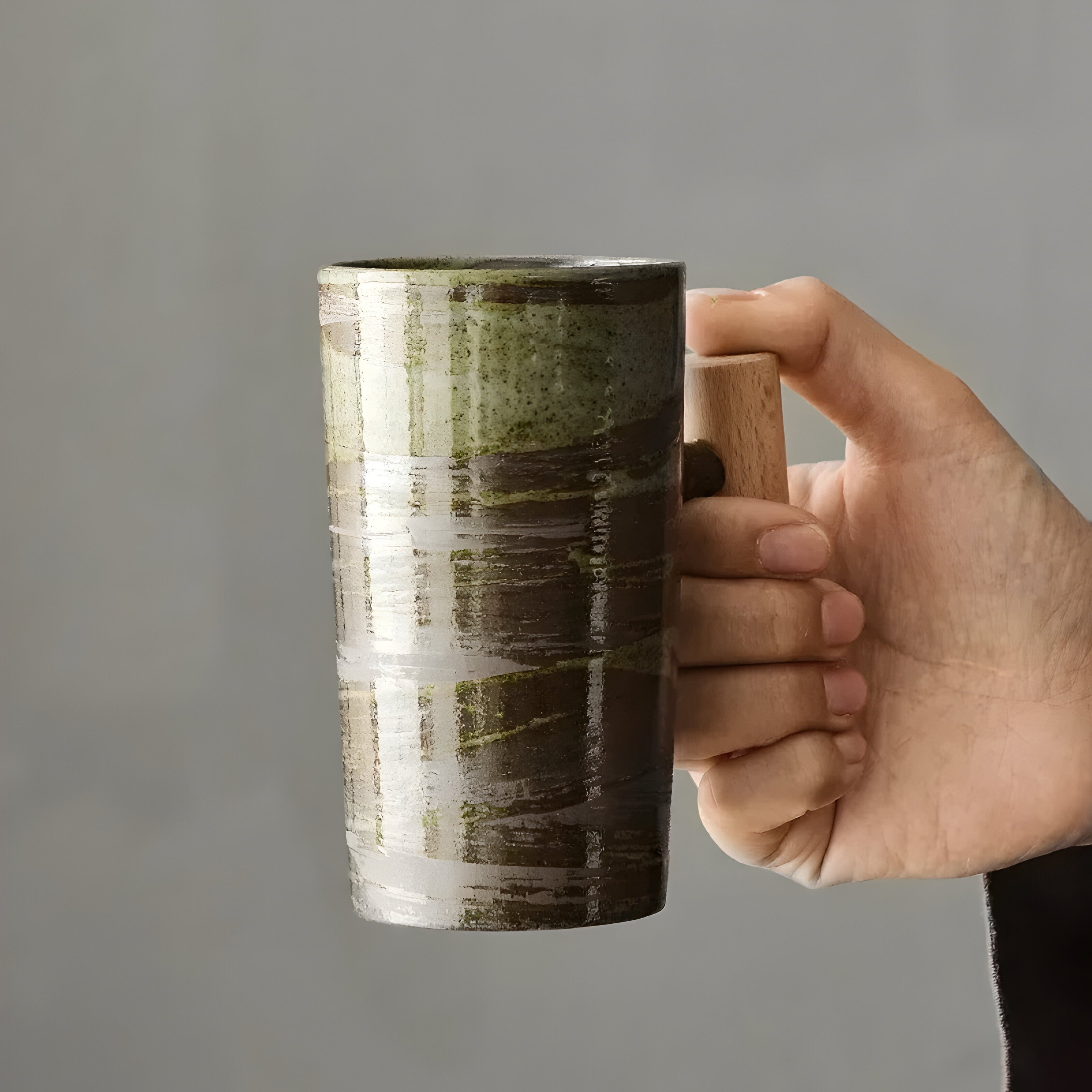 NatureSips Becher – Japanischer Steinzeug Kaffeebecher - Wohnzubehör