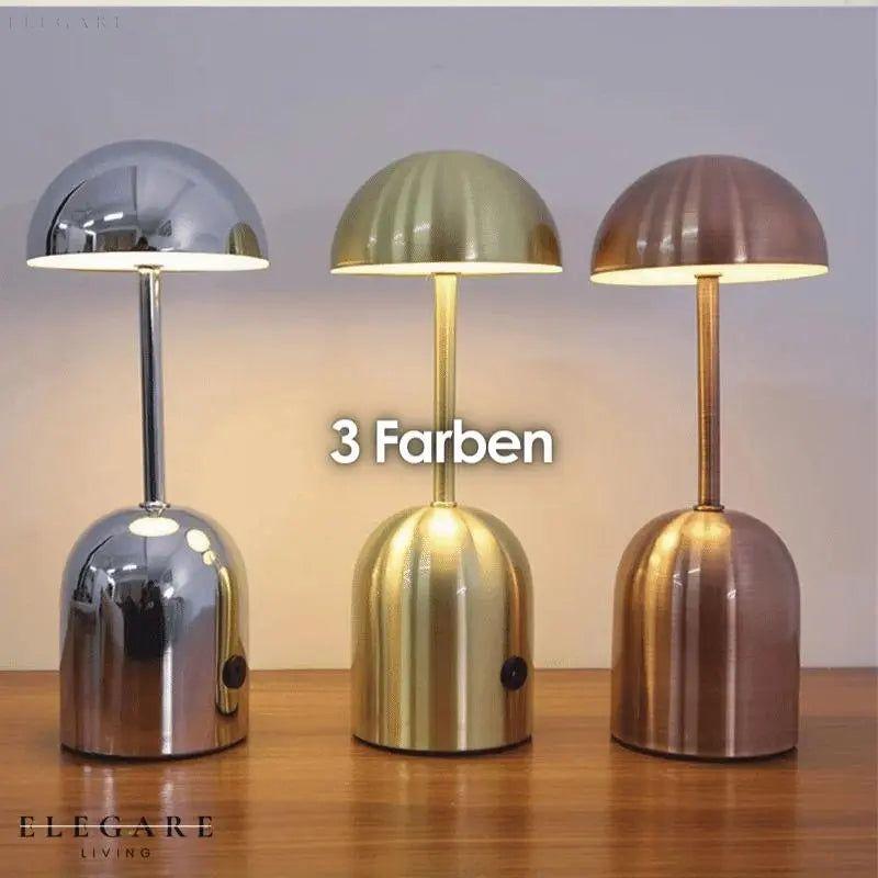 Nina | Kabellose LED-Tischlampe mit Blumenknospen | Pilzlampe - Tischlampe