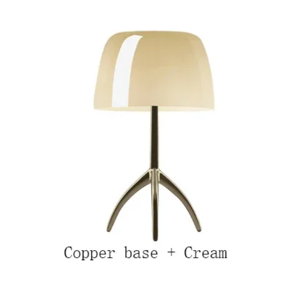 Nordische Eleganz Charming Light for the Modern Home - Kupfer und Creme / 20x35cm - Lampe