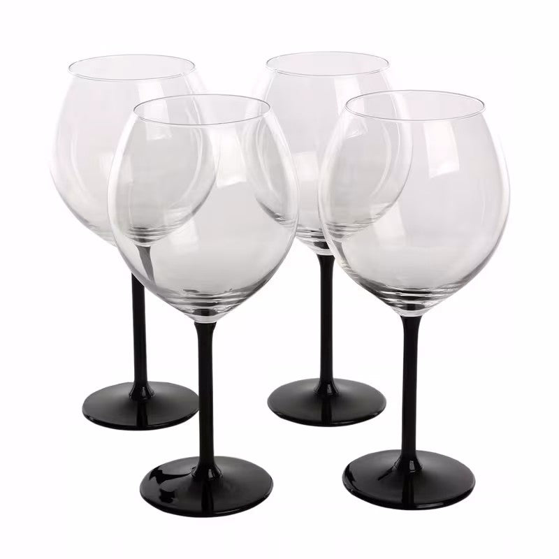 Onyx Weingläser 4er Set – Elegante Trinkgläser für Rotwein & Weißwein - Weinglas