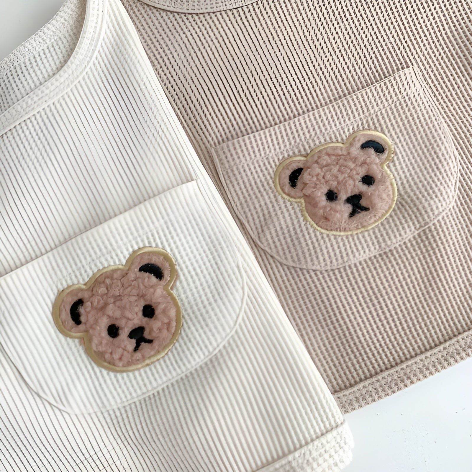 Waffle Bear - Liebenswerter Bär Passendes Set für Babys (Langarmshirt + Hose) - Elegare