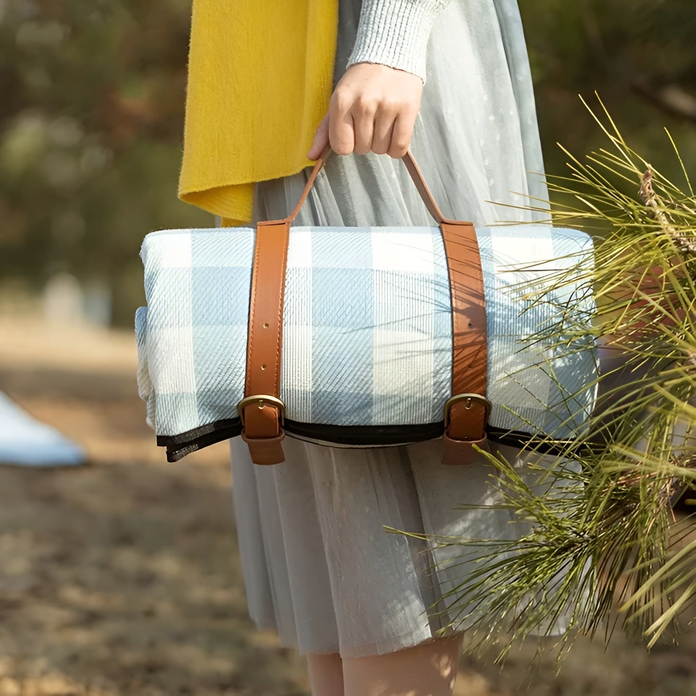 Picknickdecke für Draußen – Wasserdicht & Sandfrei | Perfekt für Outdoor-Abenteuer - Picknickdecke