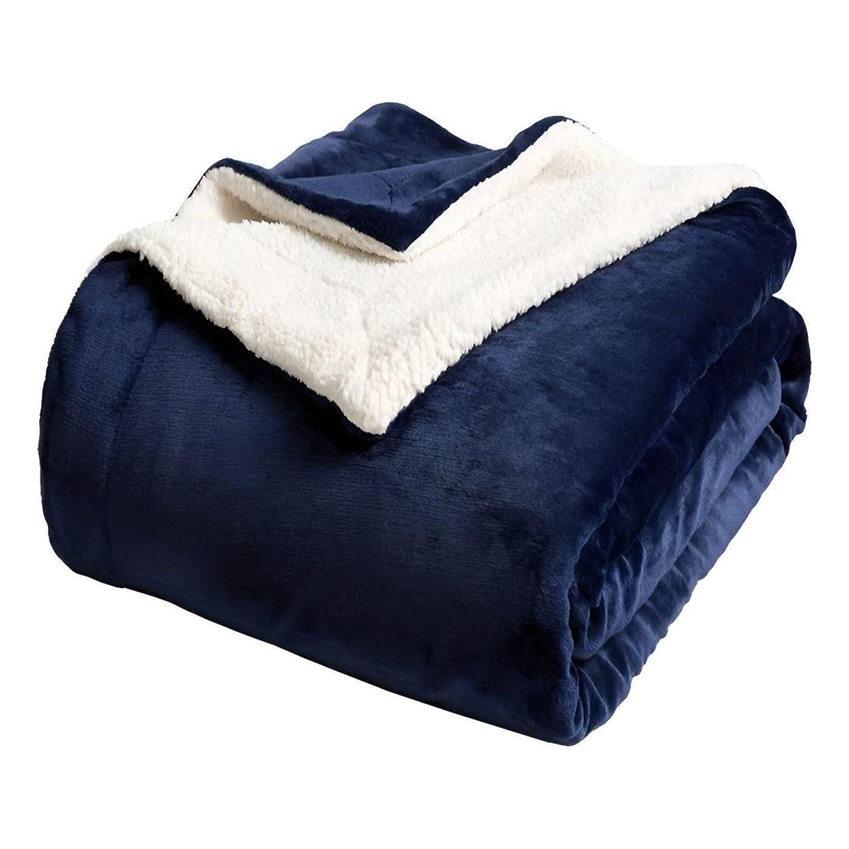 PlushWarm Blanket - Weiche Fleecedecke für den Winter - Marineblau / 127*152cm - Decke
