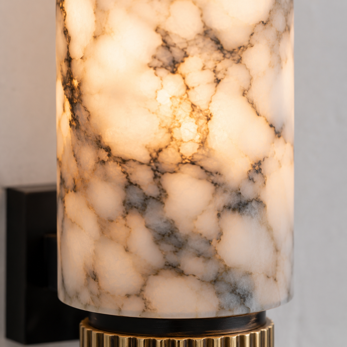 Marmor Wandleuchte – Schmale LED Wandlampe