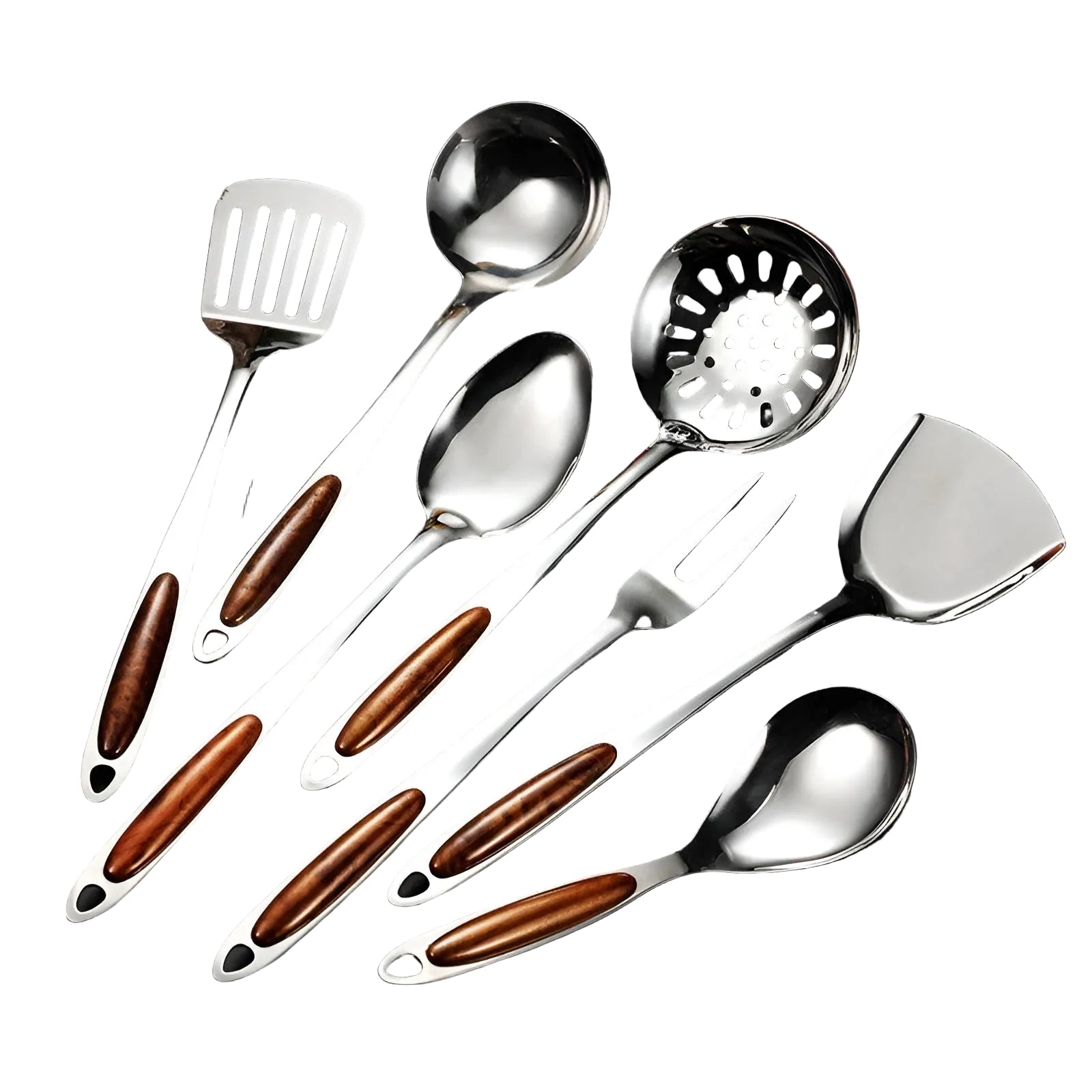 Premium Edelstahl Küchenutensilien Set – Robust & ideal für den täglichen Kochalltag - Küchenutensilien Set