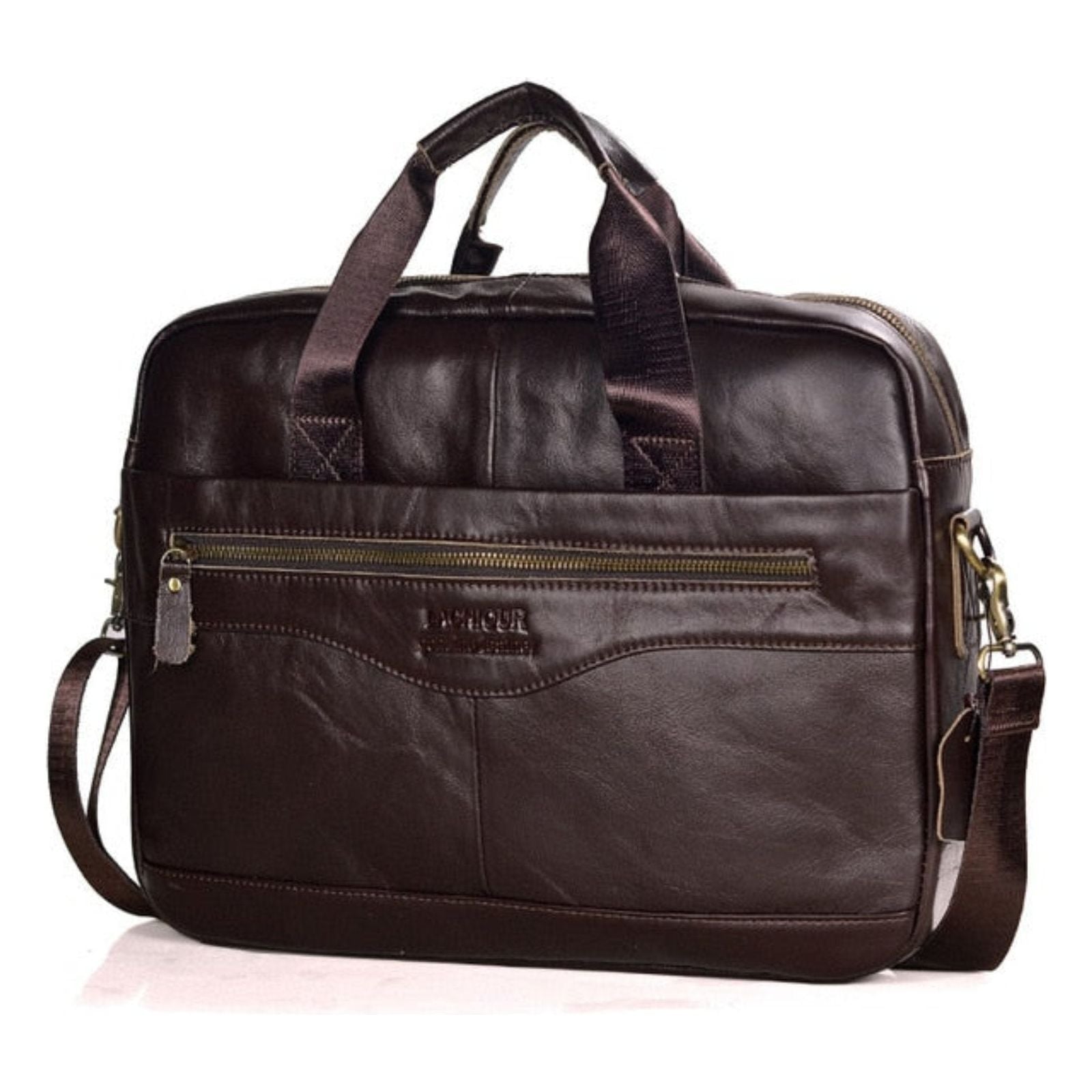 Karsten Tasche - Echtes Leder Laptop Business Reisetasche Elegare