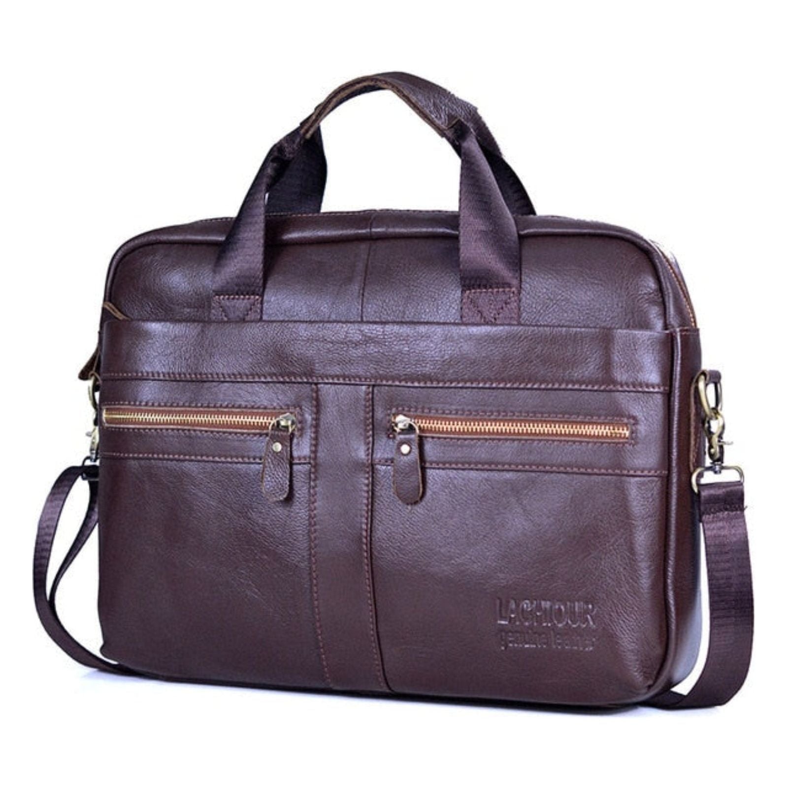 Karsten Tasche - Echtes Leder Laptop Business Reisetasche Elegare