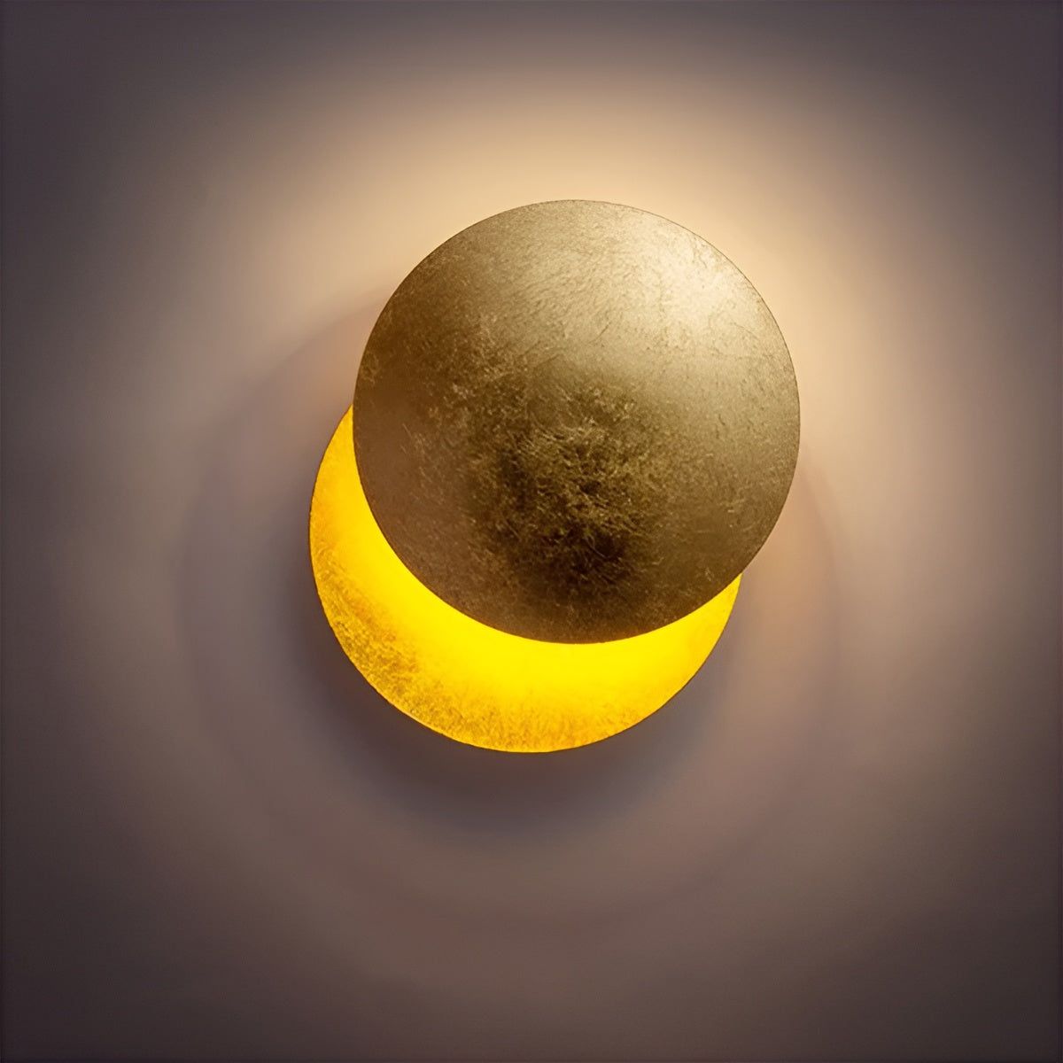 Lunar Shine - Luxuriöse moderne Eclipse-Wandleuchte für Innenräume - Elegare