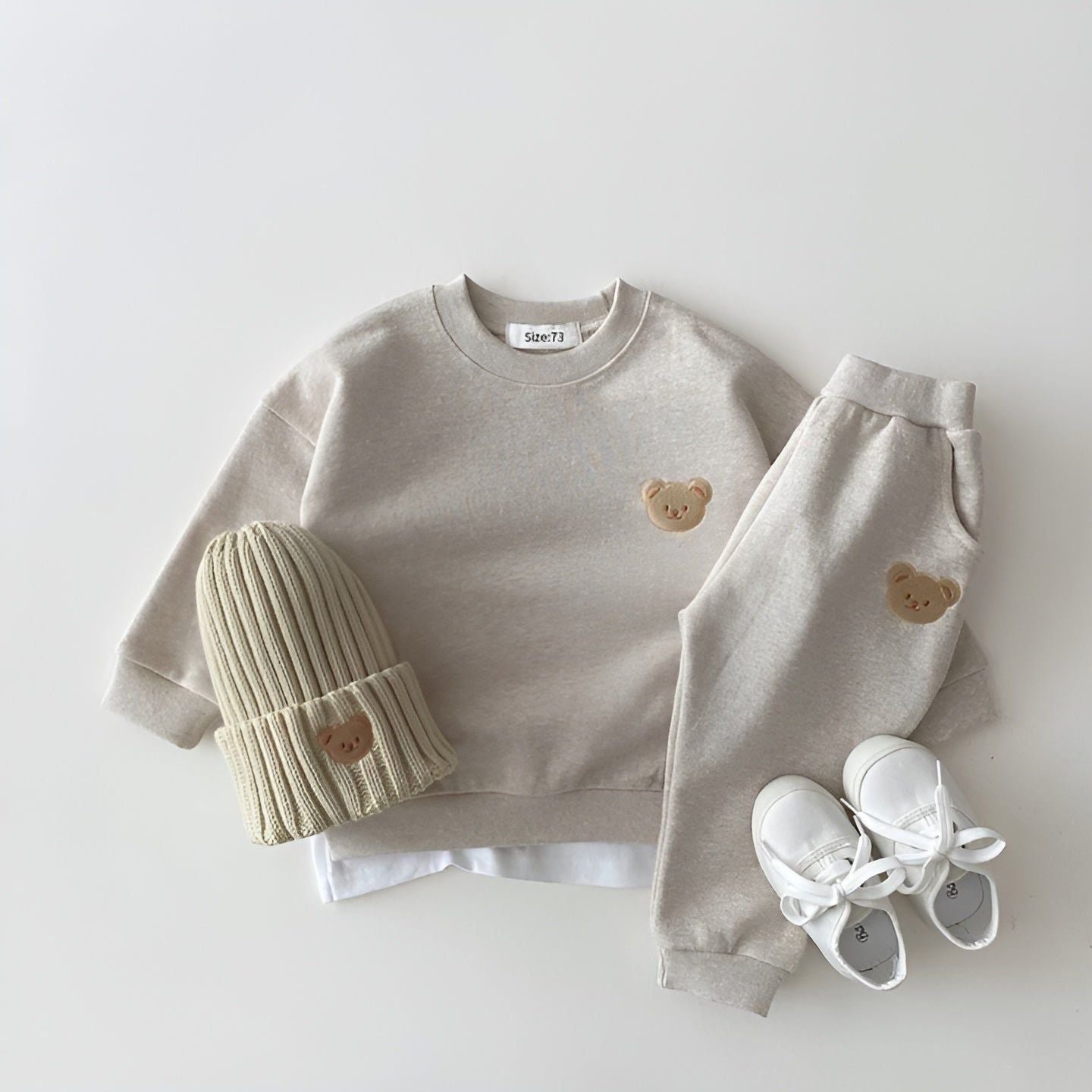 SnuggleBear - Unisex-Babybär Passendes Set (Pullover + Hose) - Elegare