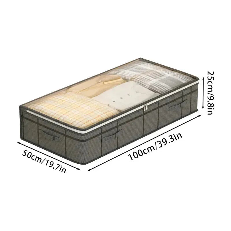 QuiltStorage Bag - Faltbare Aufbewahrungsbox mit großer Kapazität für Bettwäsche - M (50x100x25cm) - Bettwäsche-Set