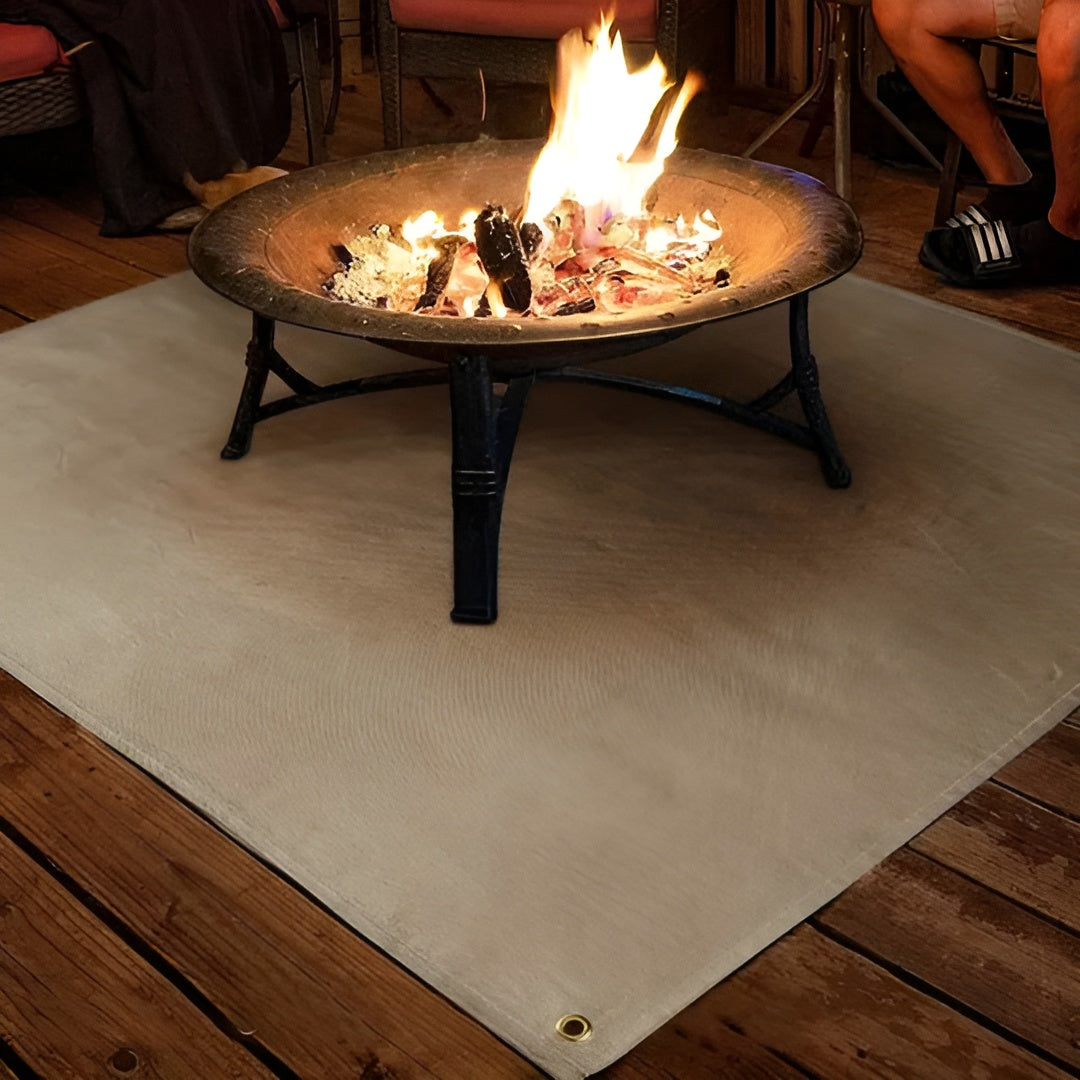 Raffinato BBQ-Deckschutzmatte – Schützen Sie Ihre Terrasse vor Hitze Fett und Spritzern. - Deckschutzmatte